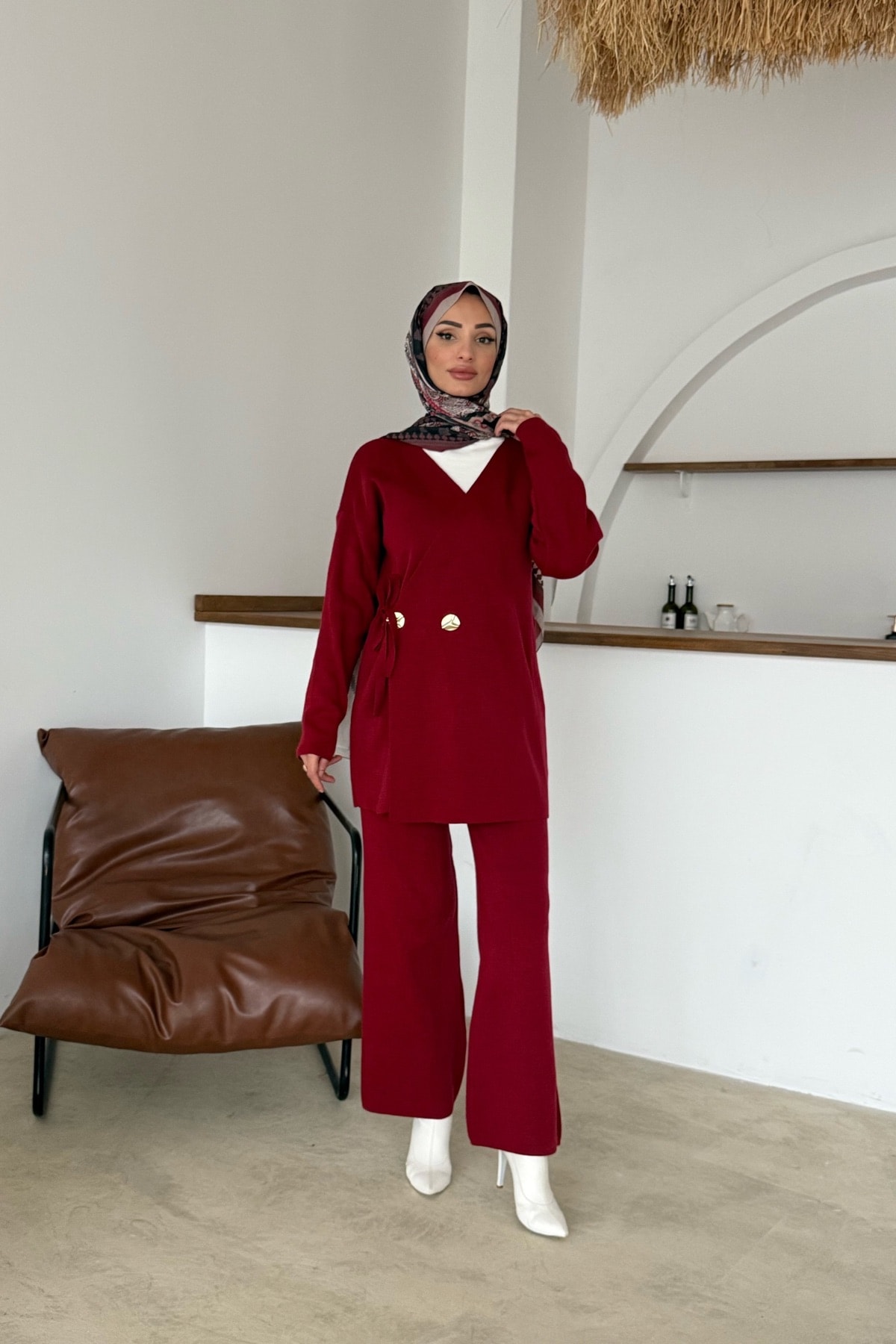 Mabel Triko Takım | Bordo