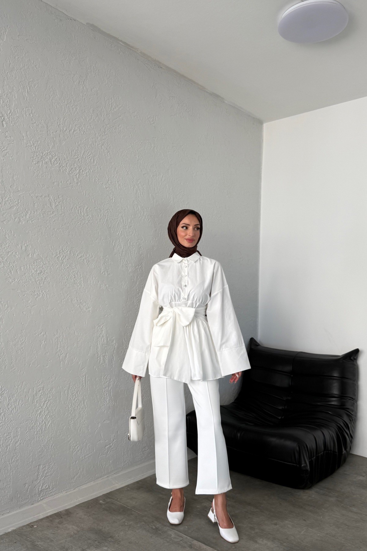 Şüheda Tunik | Beyaz