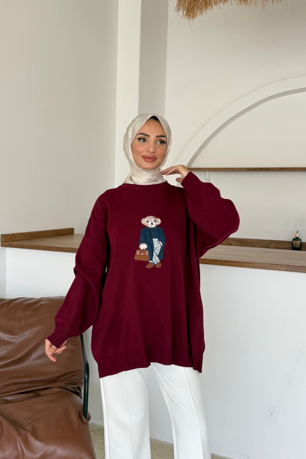 Nihle Triko Tunik | Bordo