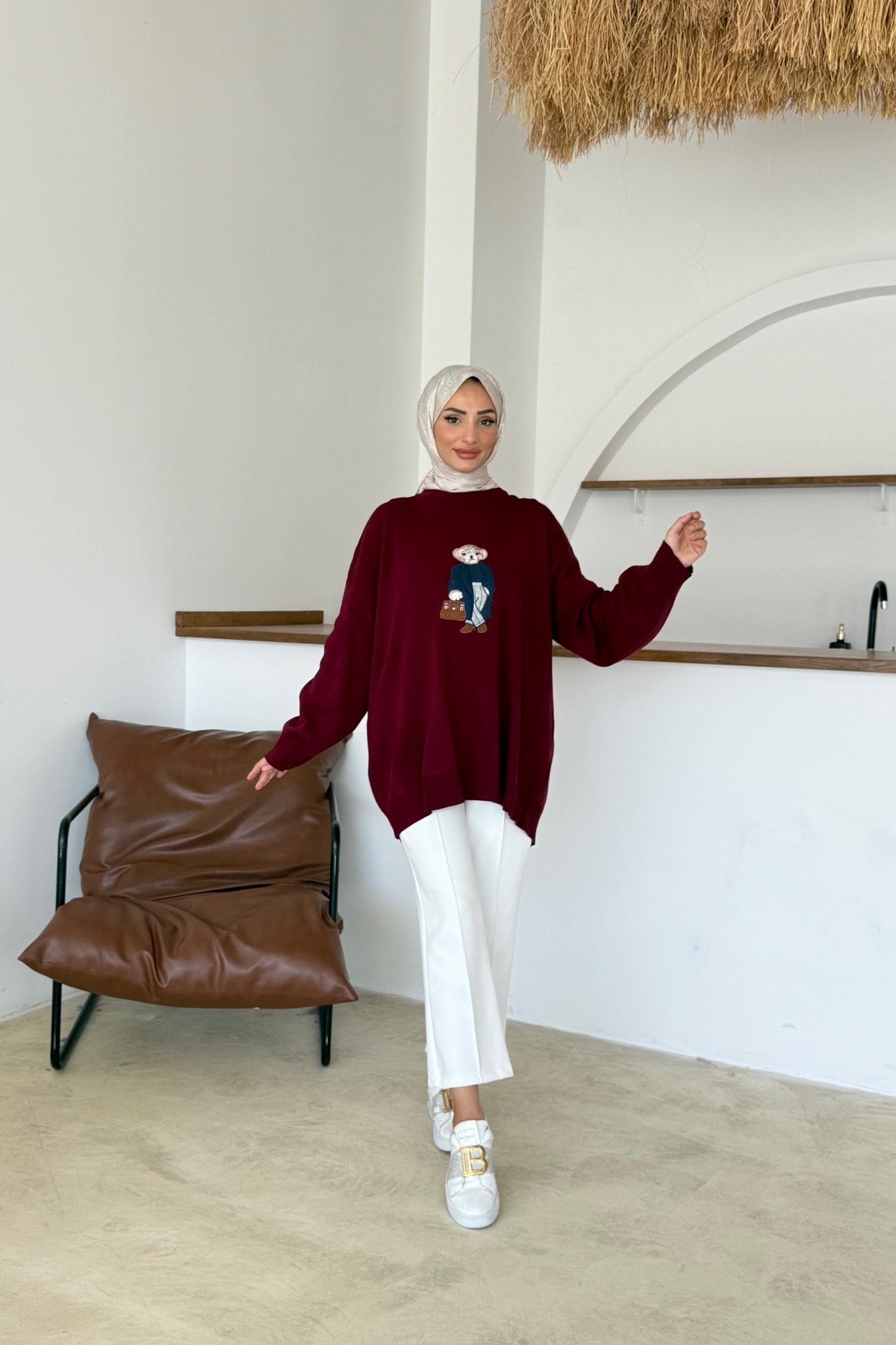 Nihle Triko Tunik | Bordo