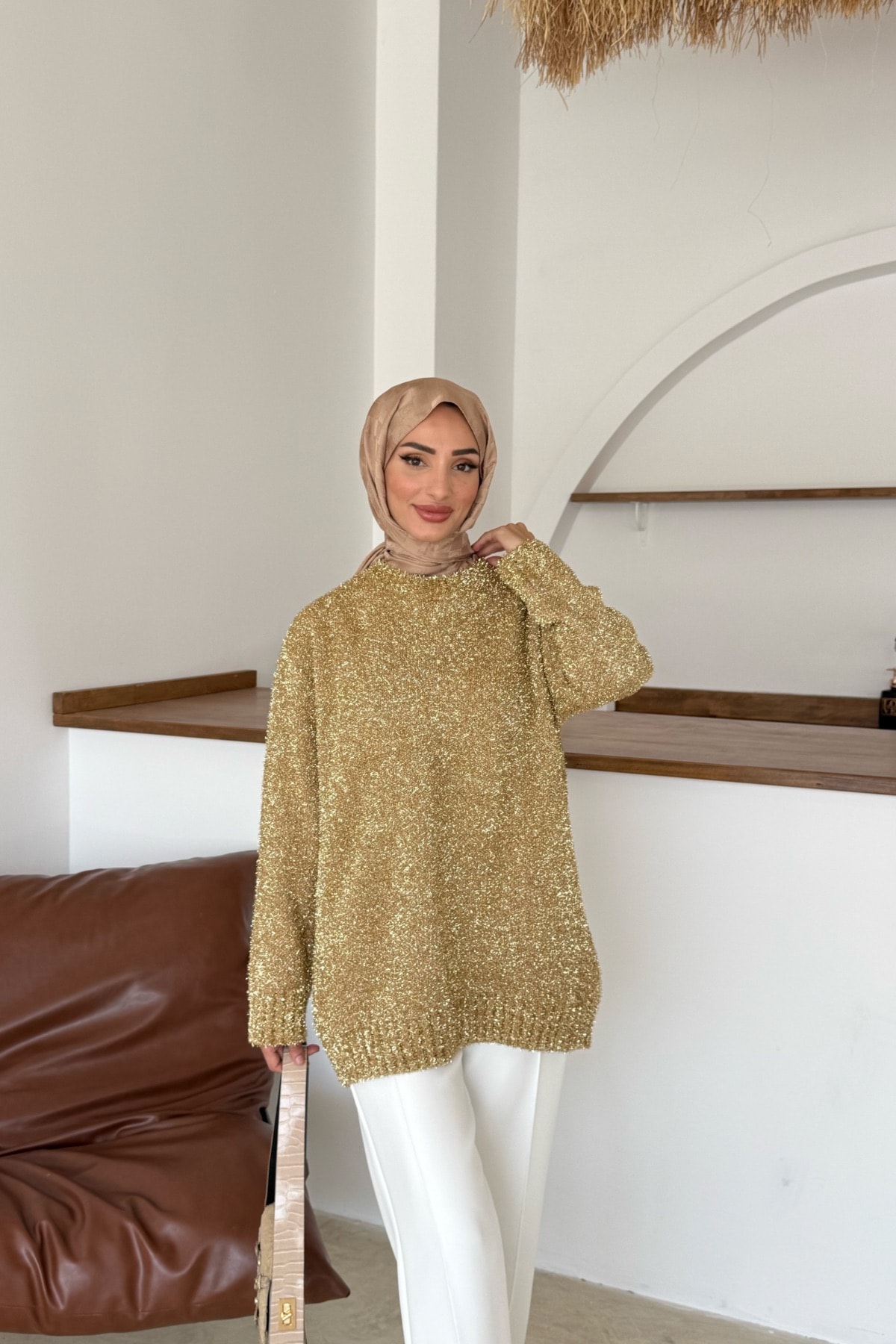 Liza Simli Tunik | Gold