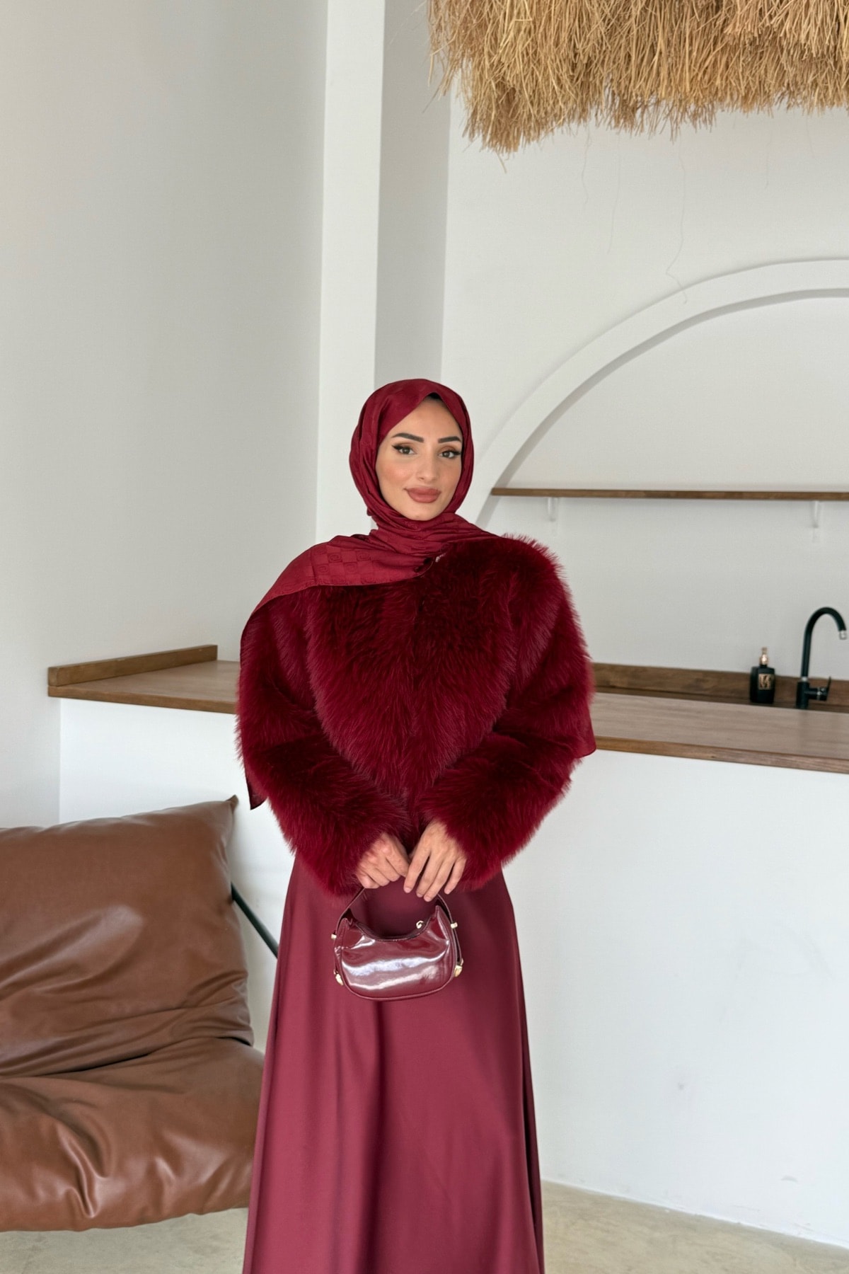 Ahsa Kürk | Bordo