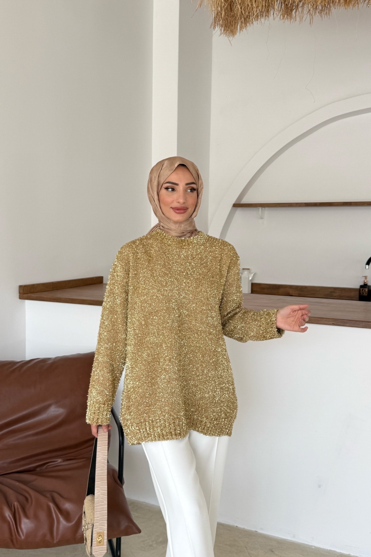 Liza Simli Tunik | Gold