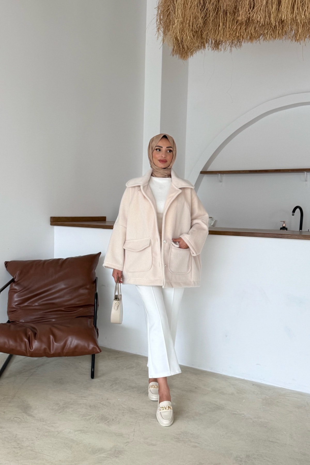 Serra Ceket | Bej 