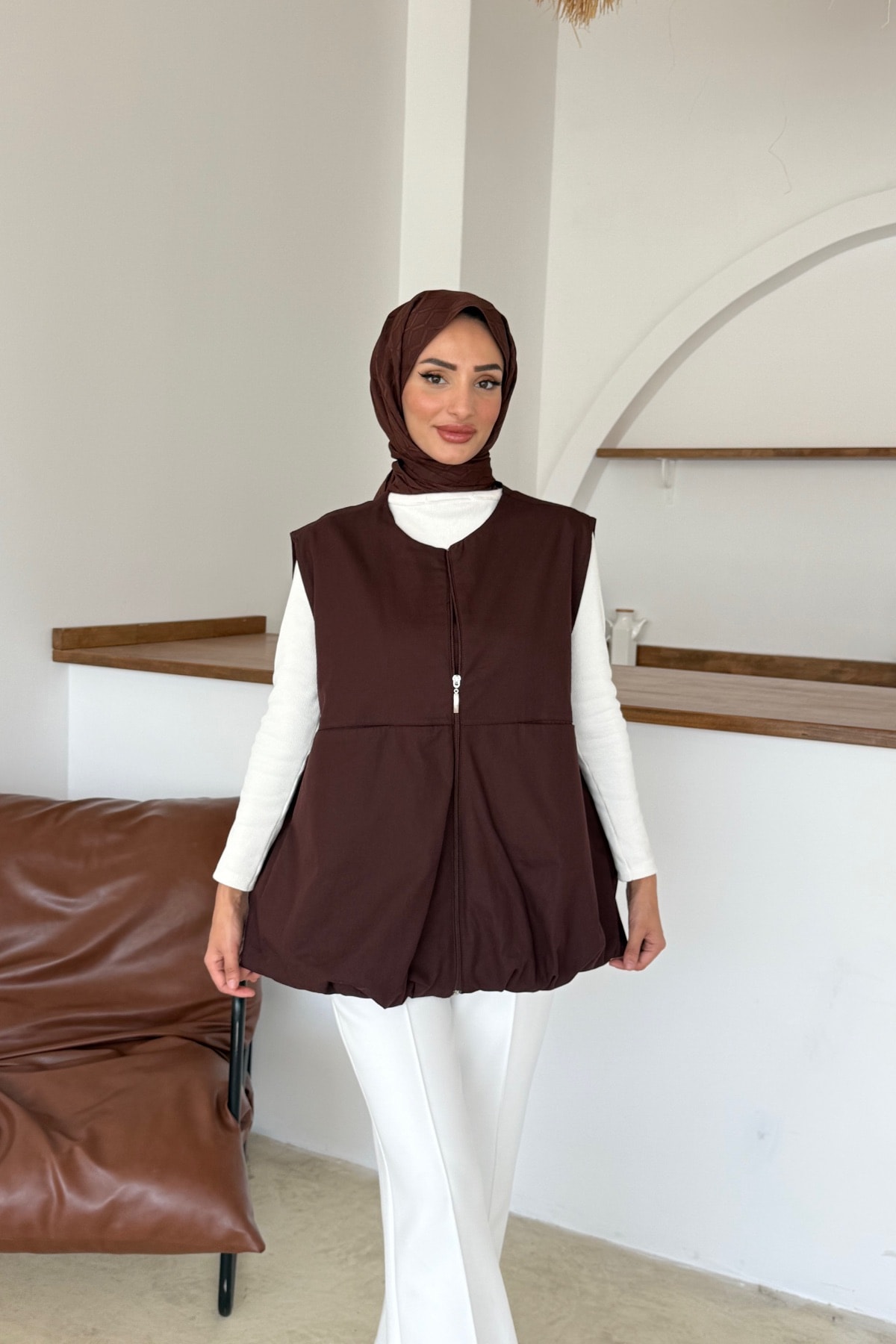 Karme Yelek | Kahve