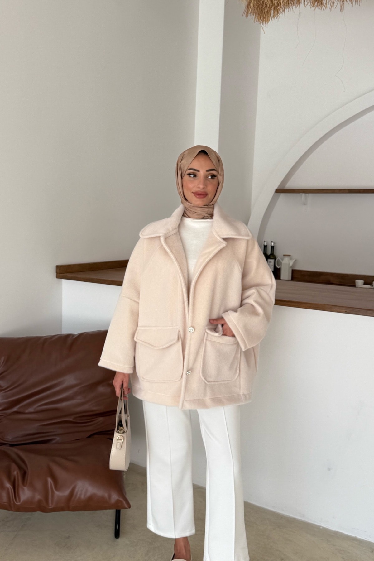 Serra Ceket | Bej 