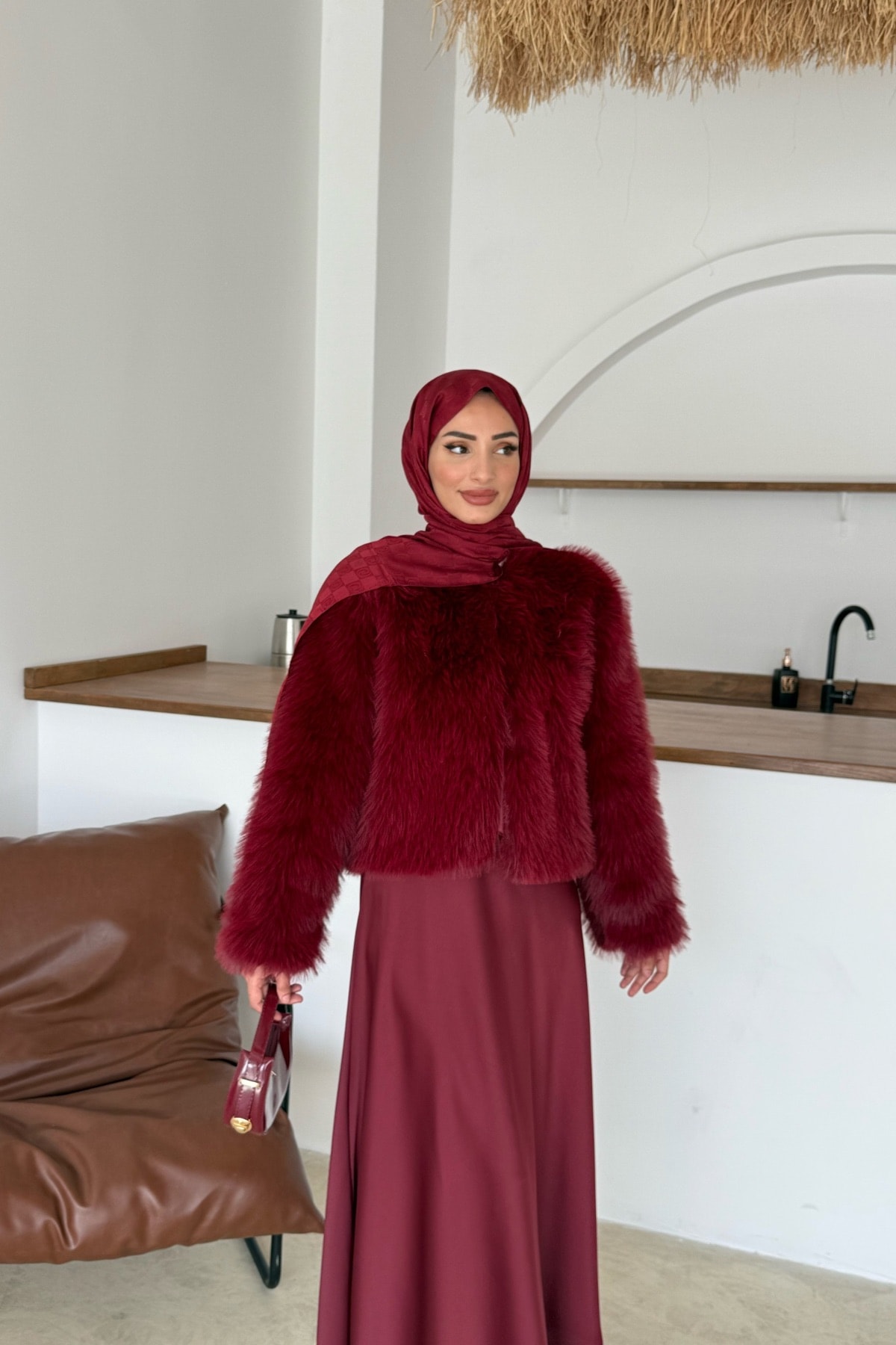 Ahsa Kürk | Bordo