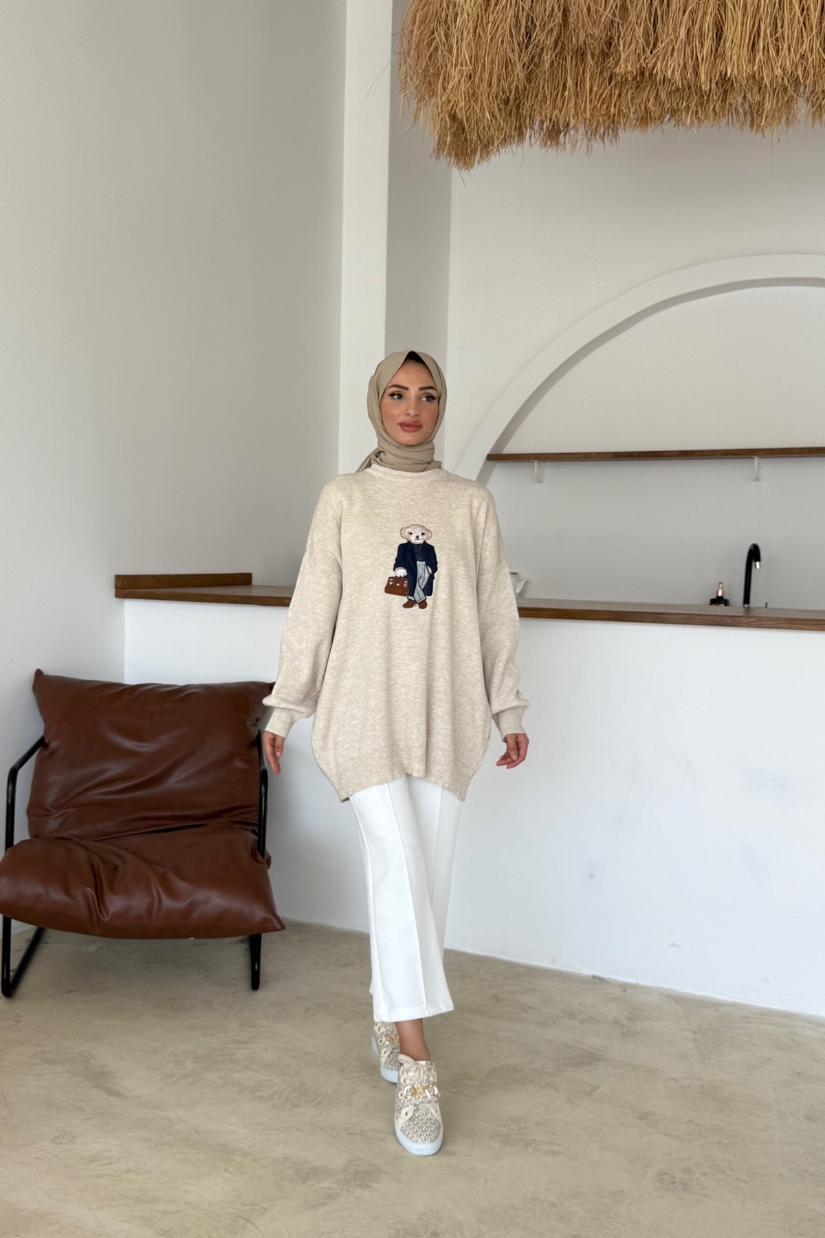 Nihle Triko Tunik | Bej