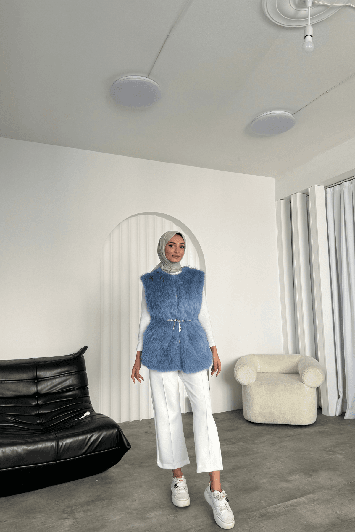 Sis Premium Astarlı Kürk Yelek