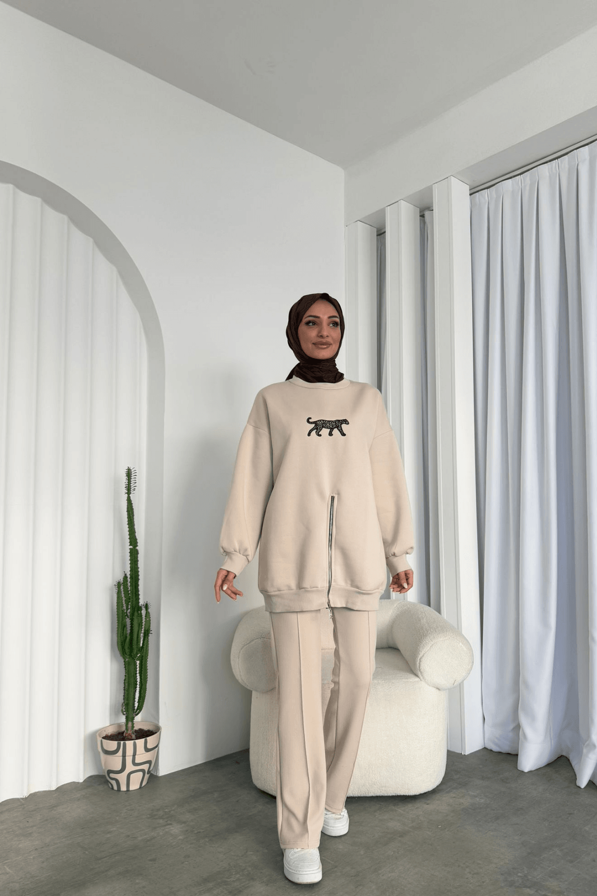Büşra Sweat Bej