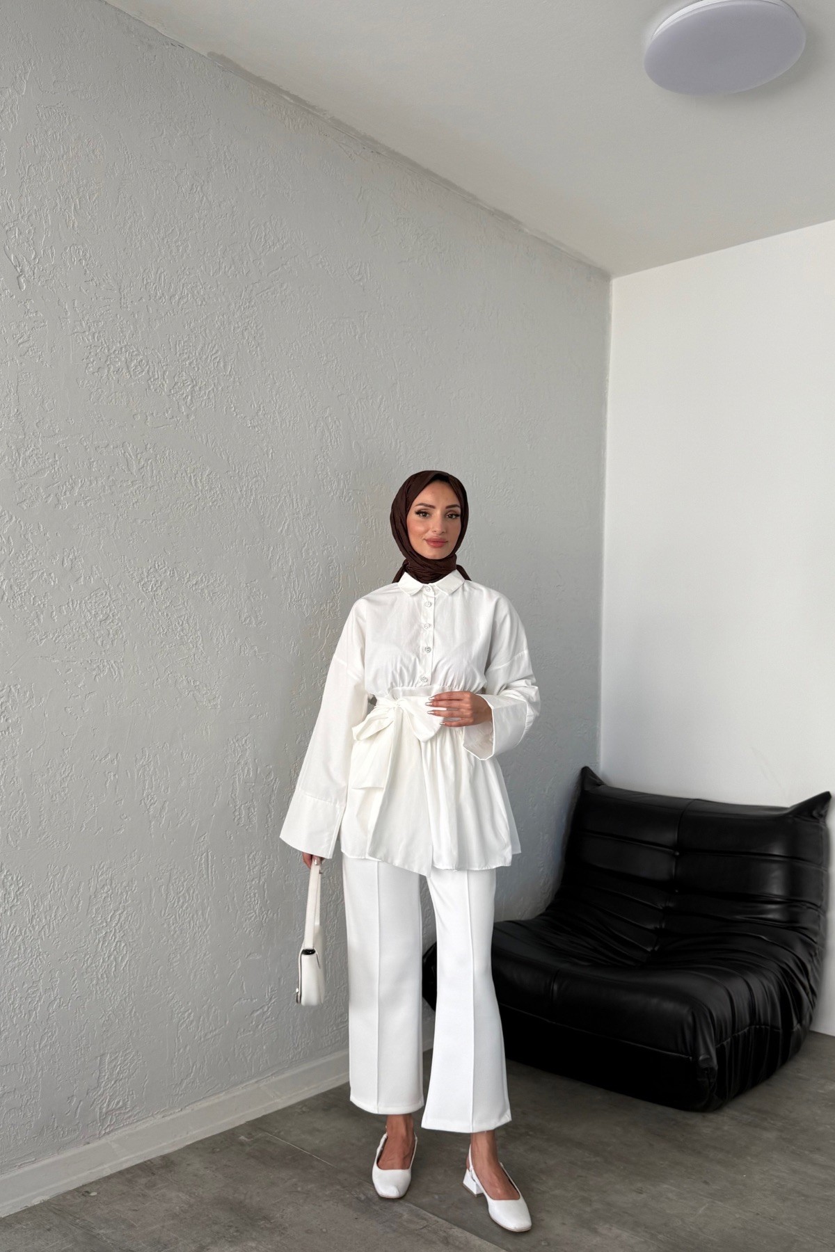 Şüheda Tunik | Beyaz