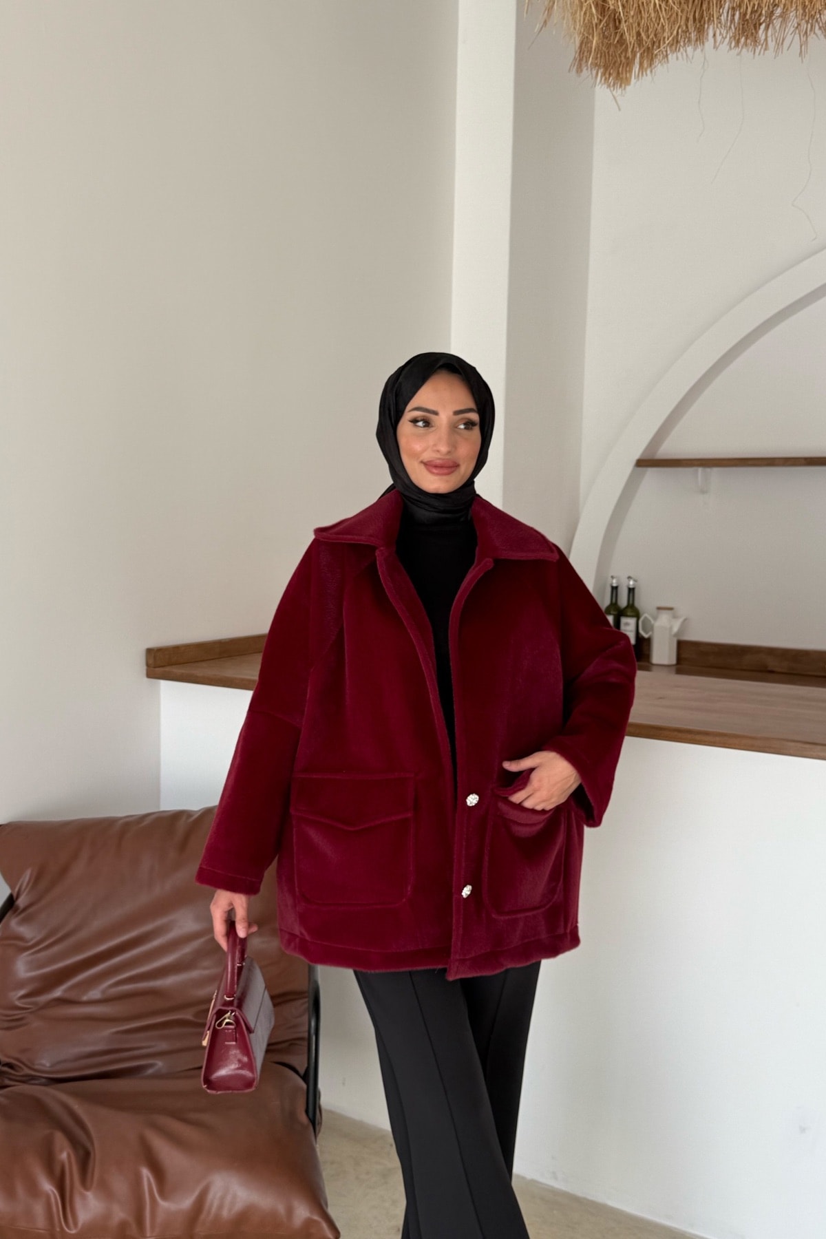 Serra Ceket | Bordo