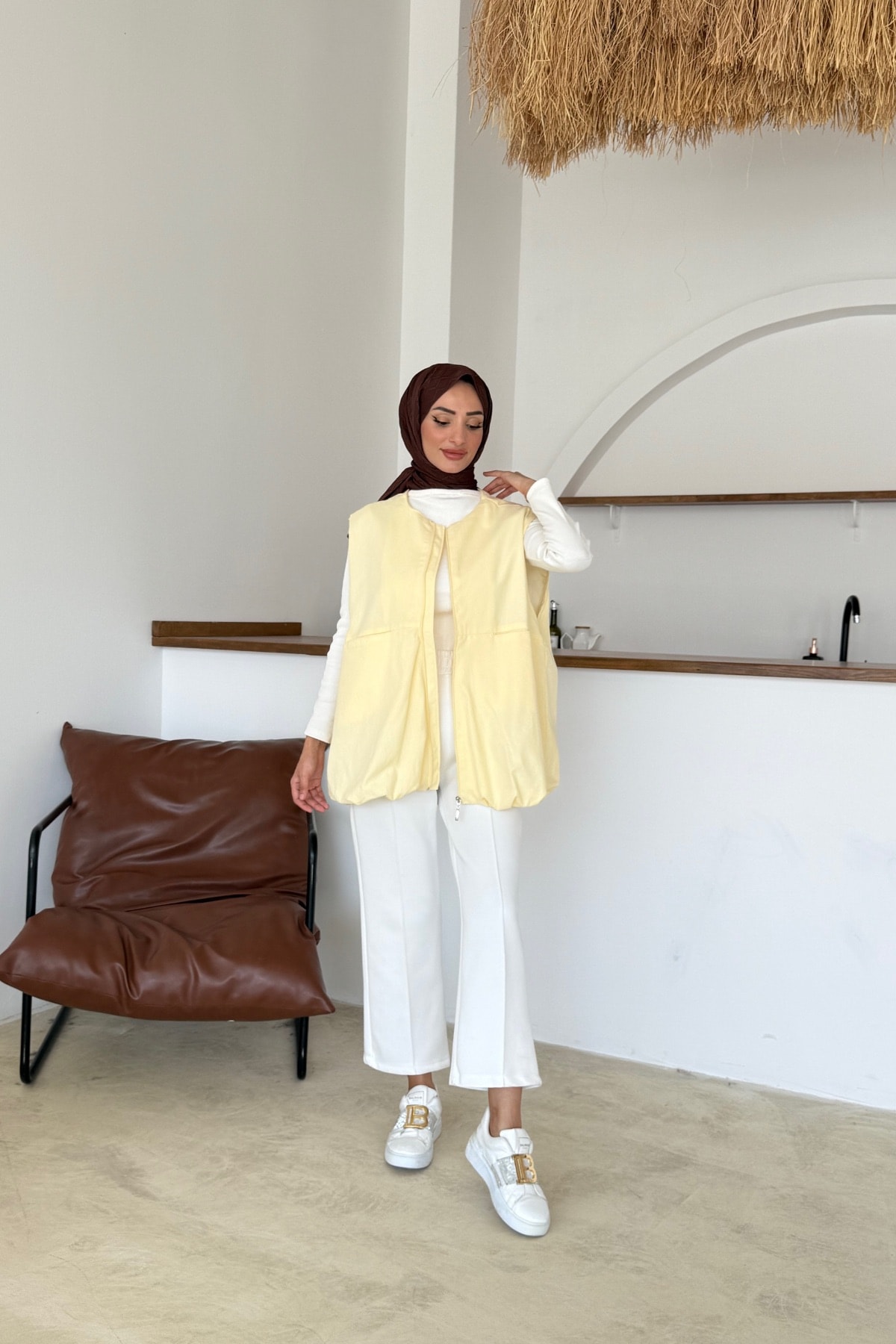 Karme Yelek | Sarı