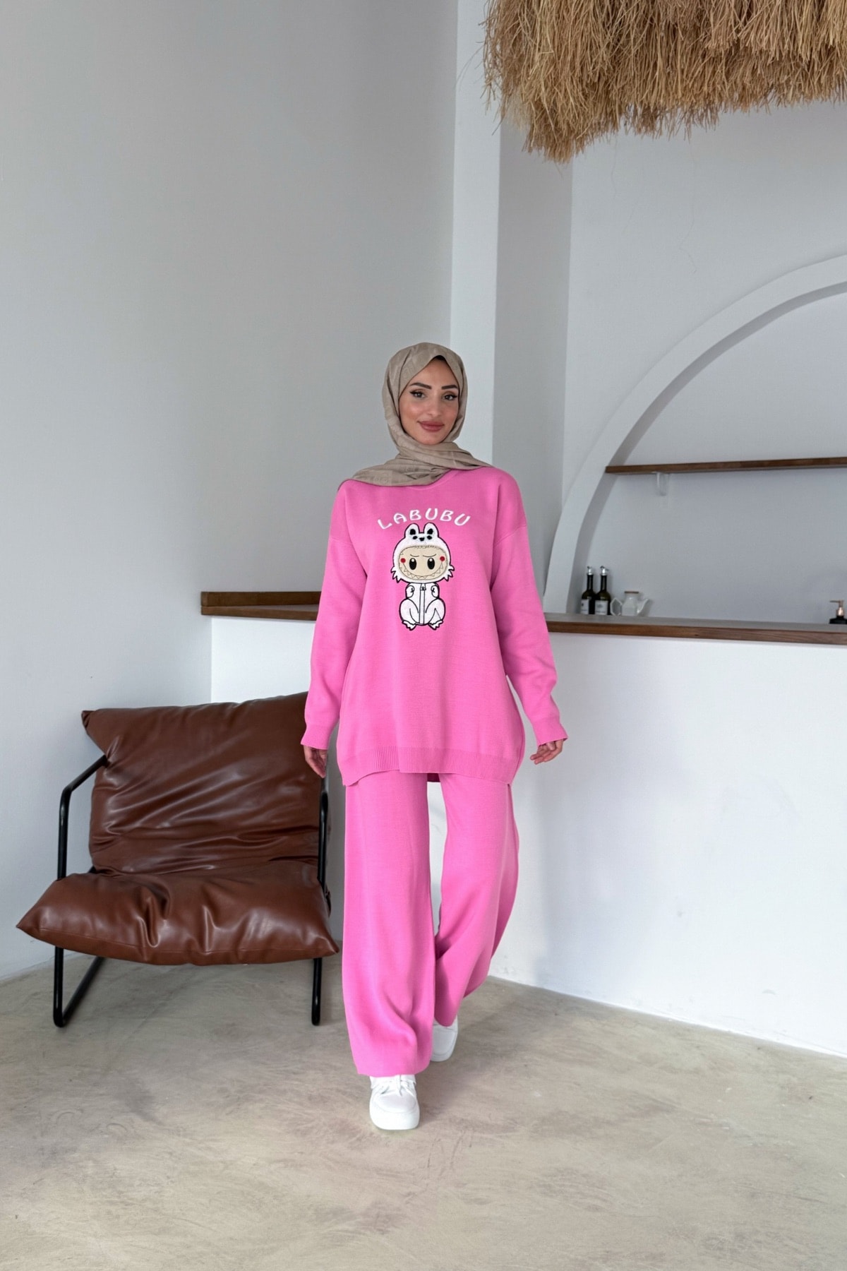 Labubu Triko Takım | Pembe