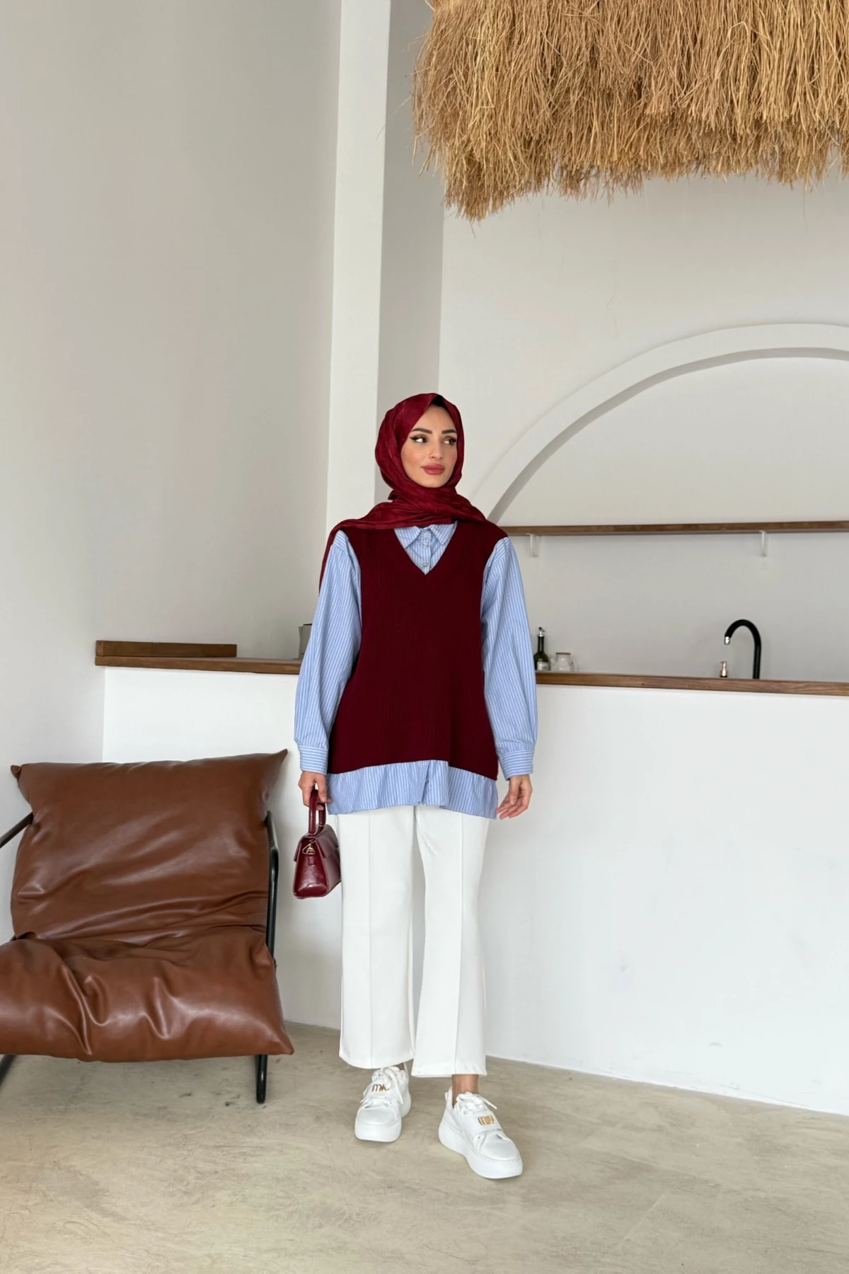 Özün Tunik | Bordo