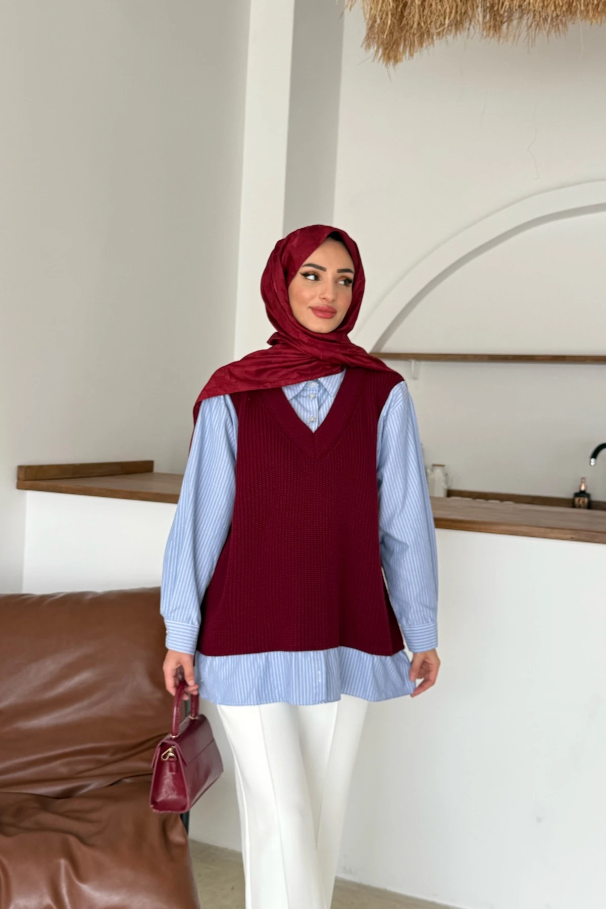 Özün Tunik | Bordo