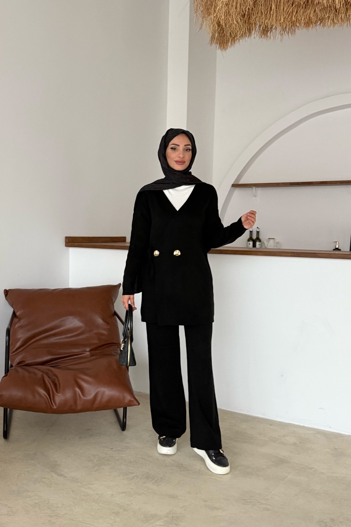 Mabel Triko Takım | Siyah