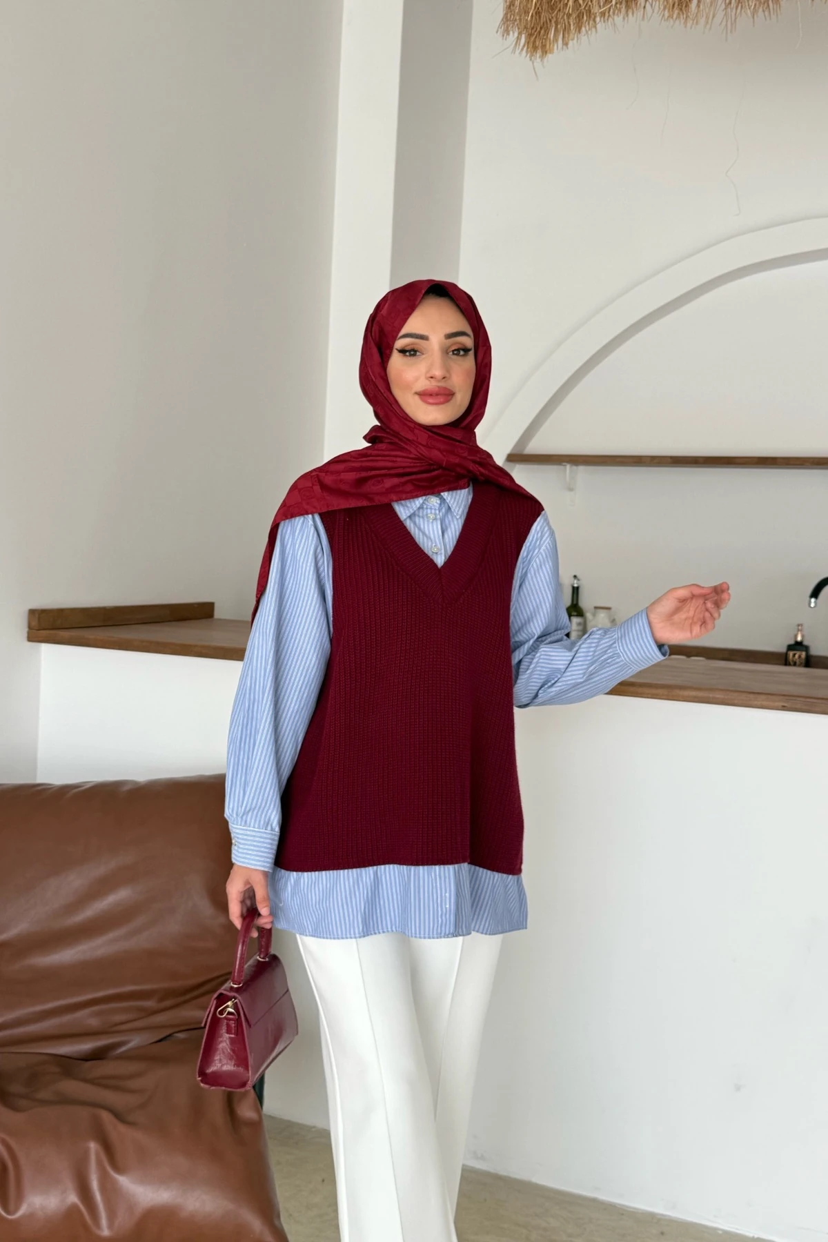 Özün Tunik | Bordo