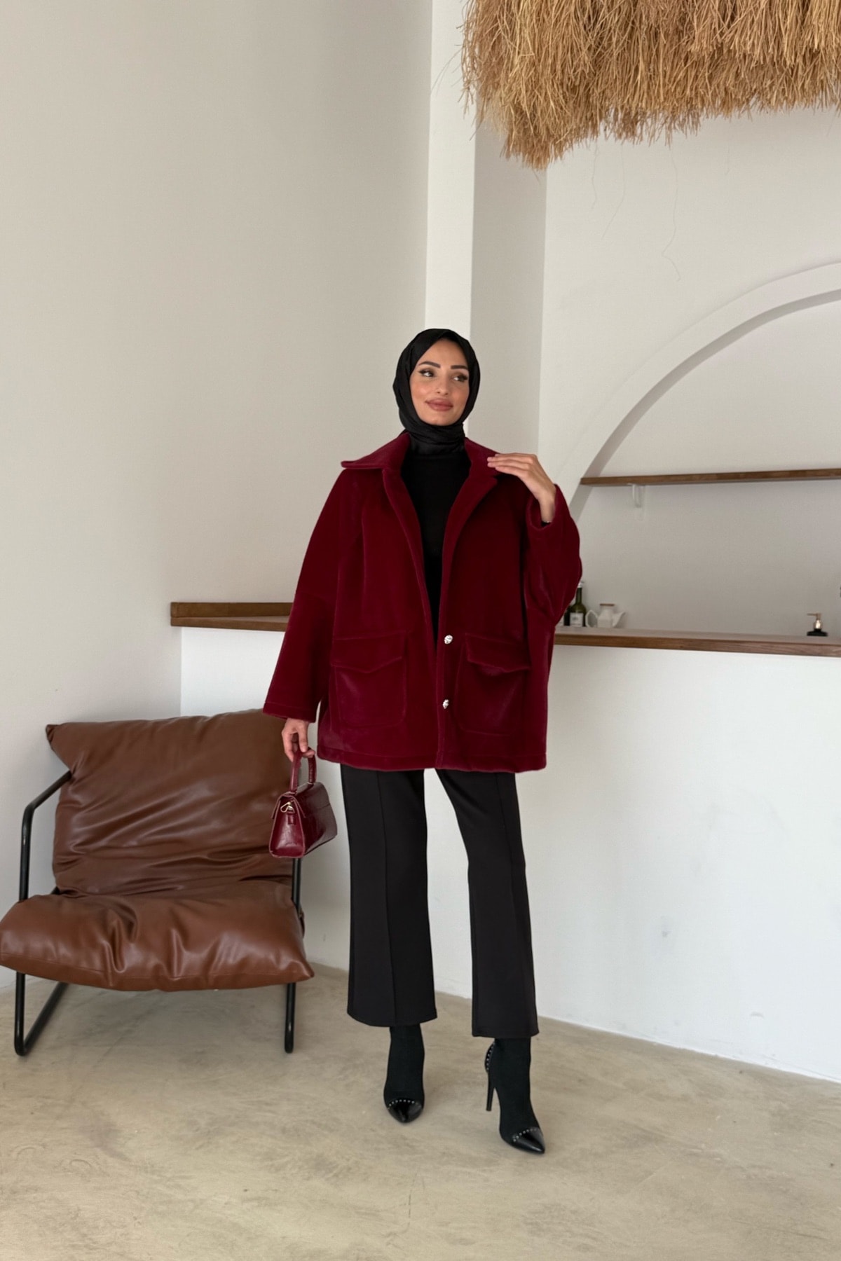 Serra Ceket | Bordo