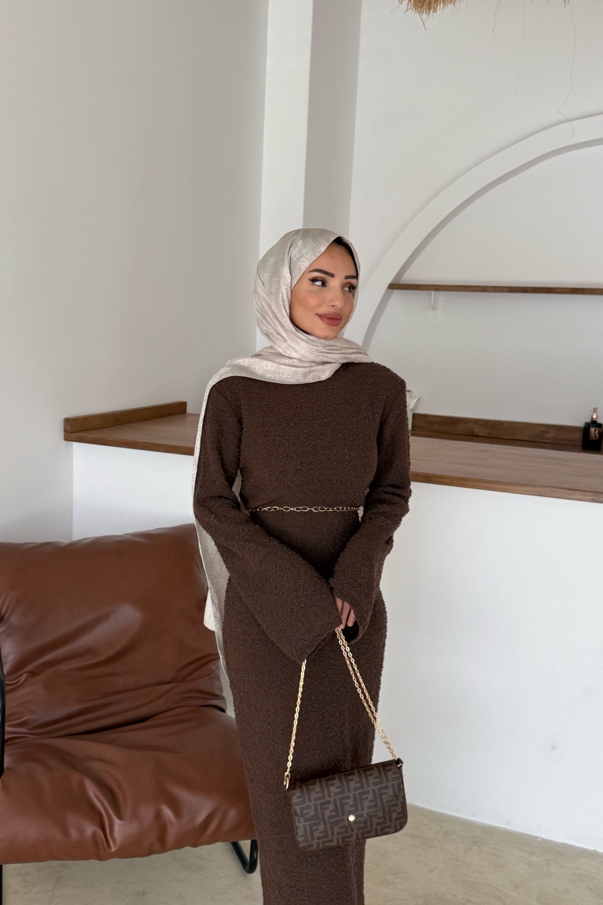 Kayra Elbise | Kahve 