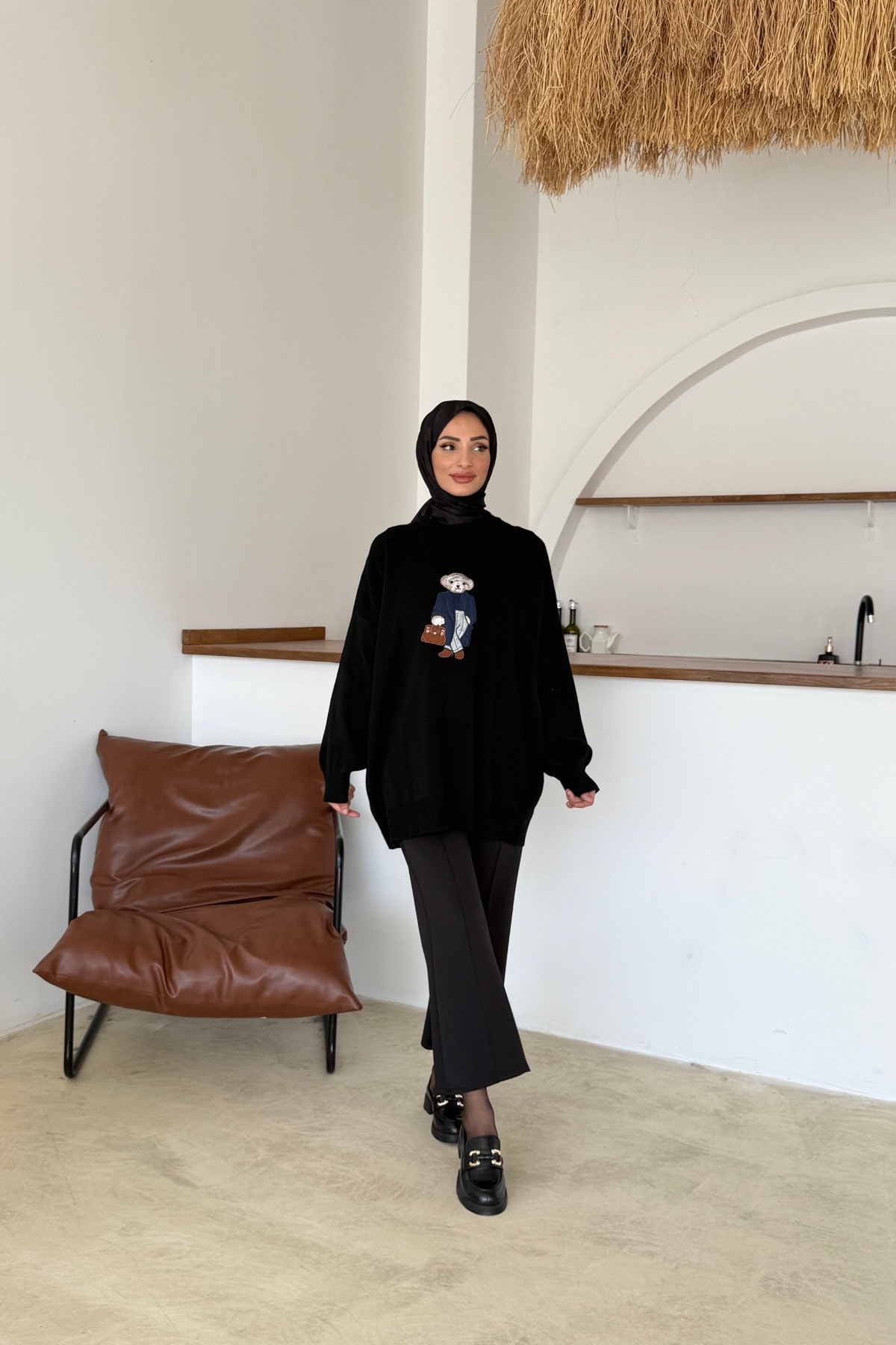 Nihle Triko Tunik | Siyah