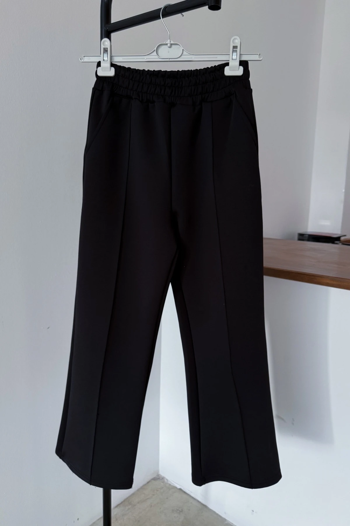 Çımalı Palazzo Pantolon | Siyah