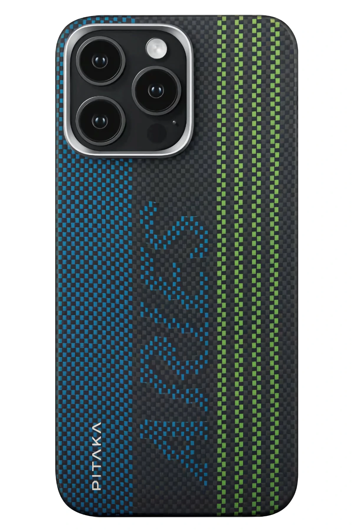 Pitaka Tactile Woven iPhone 15 Pro MagSafe Uyumlu Kılıf Credit Card