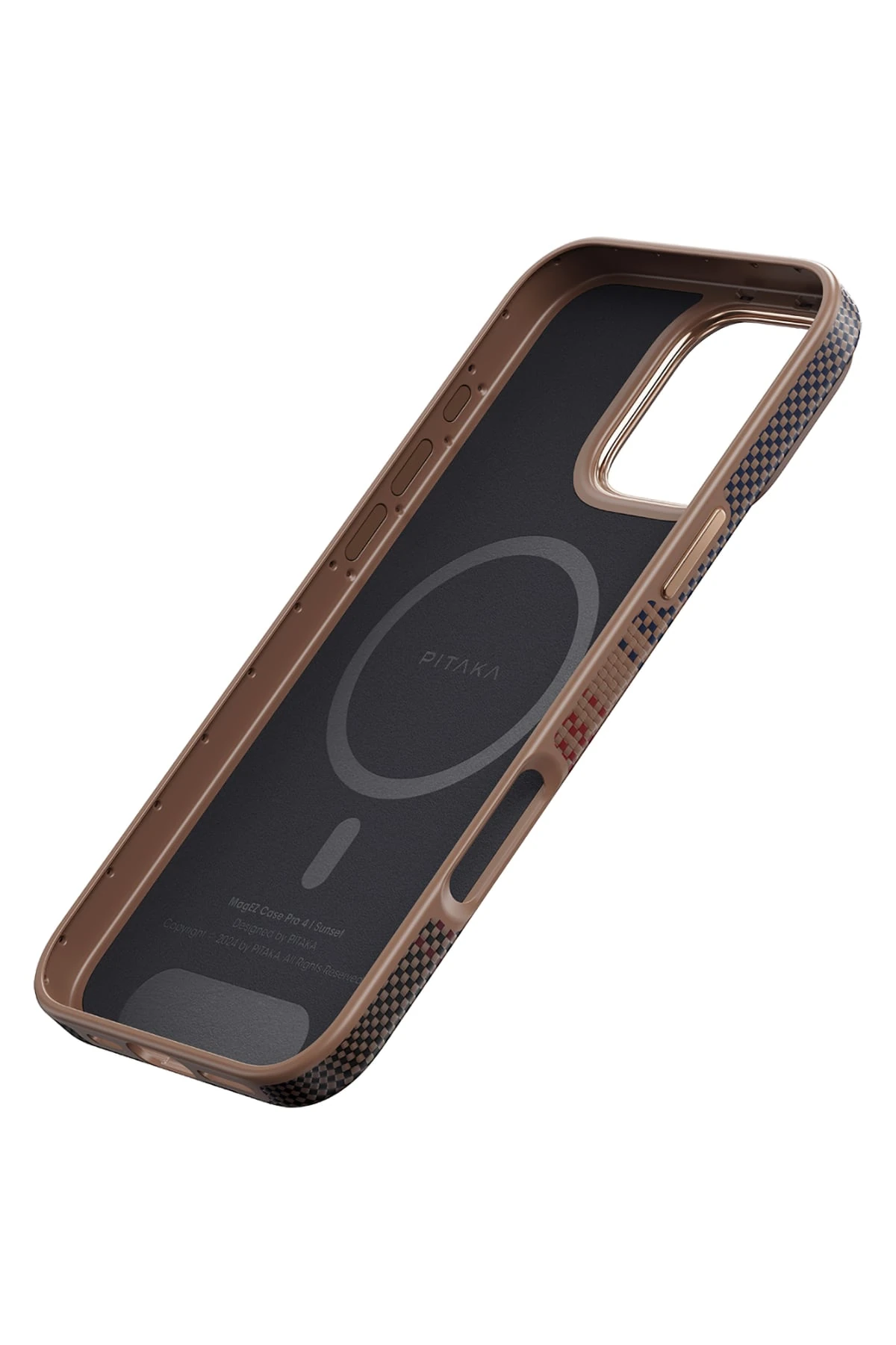 Pitaka Military-Grade iPhone 16 Pro Max MagSafe Uyumlu Aramid Fiber Kılıf Sunset