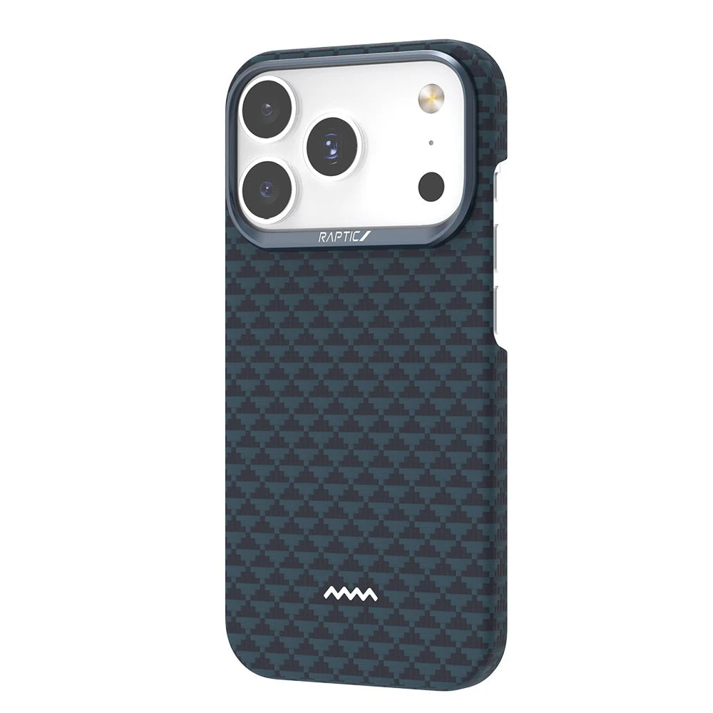 Raptic iPhone 17 Pro Max M-safe Şarj Özellikli Aramid Skin Origin Serisi Kılıf