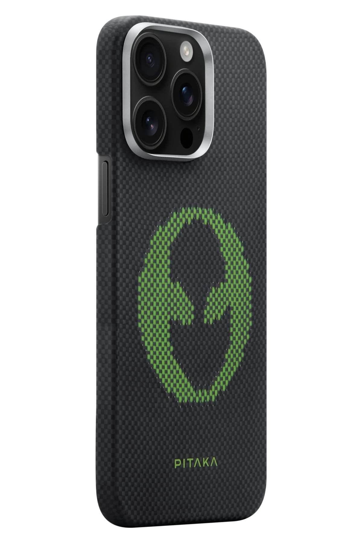 Pitaka Tactile Woven iPhone 15 Pro MagSafe Uyumlu Kılıf Alien