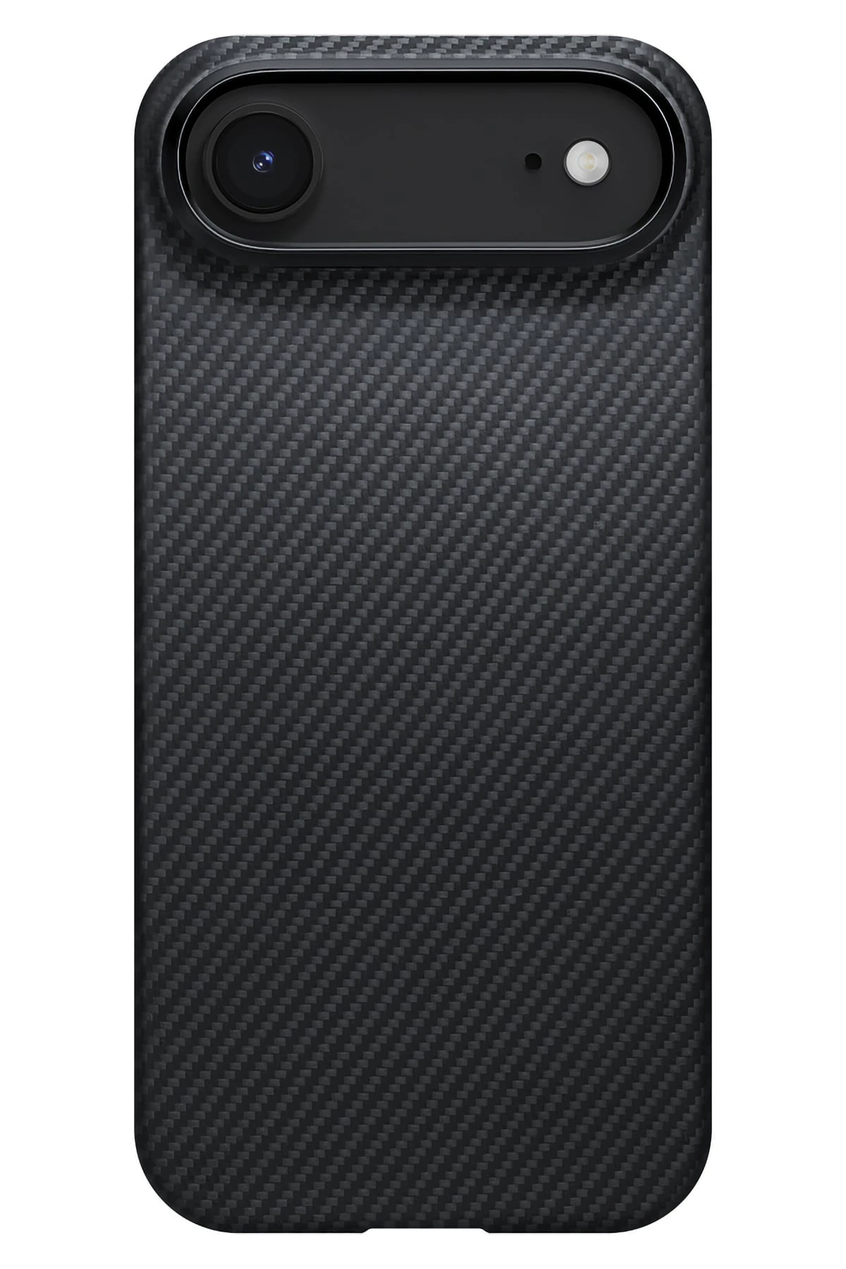 Pitaka Tactile Woven iPhone Air MagSafe Uyumlu 1500D Aramid Fiber Kılıf Black-Gray Twill