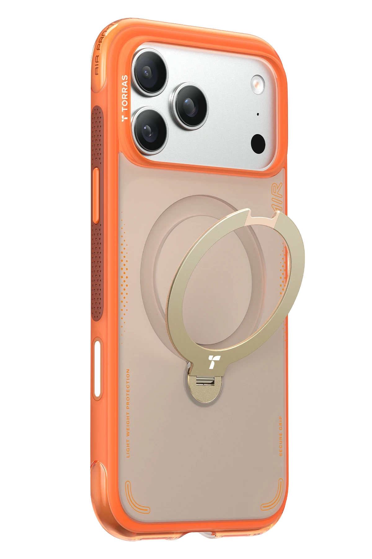 Torras iPhone 17 Pro - Pro Max O Stand Spin Air Serisi Magsafe Kılıf