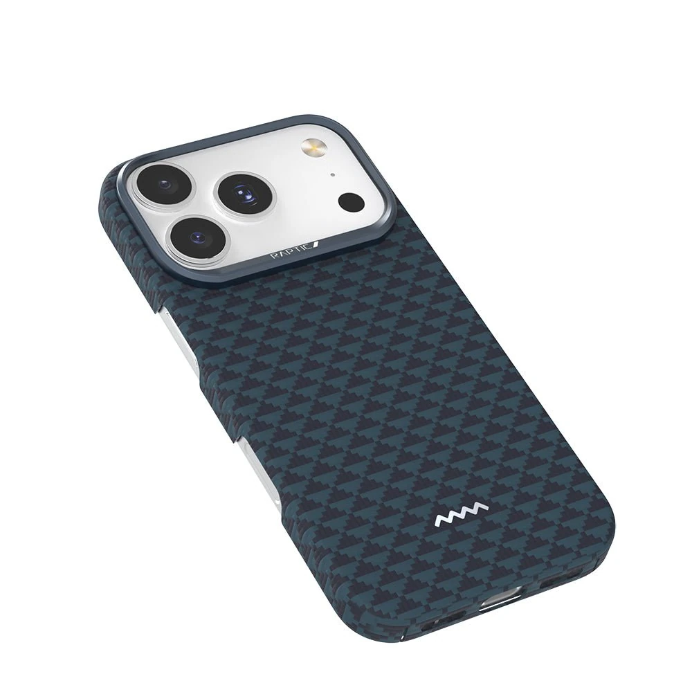 Raptic iPhone 17 Pro M-safe Şarj Özellikli Aramid Skin Origin Serisi Kılıf