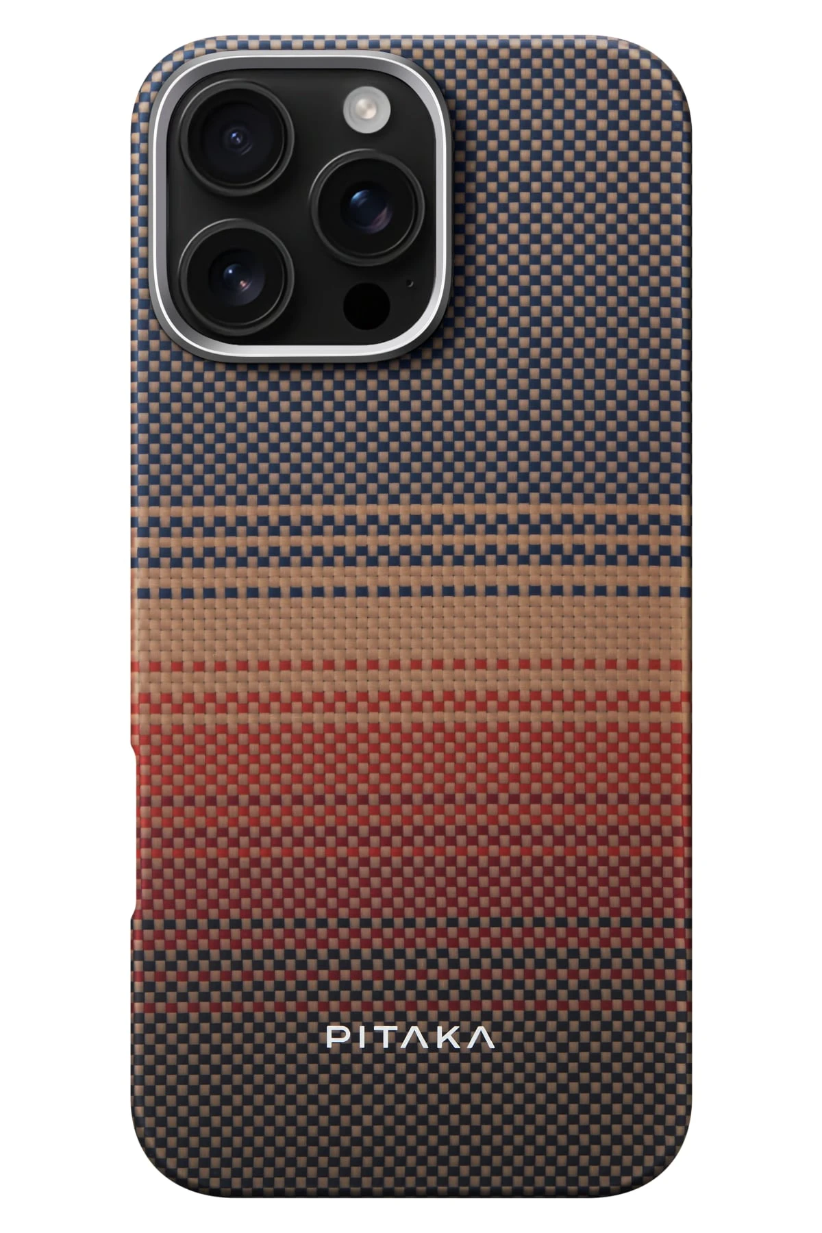 Pitaka Tactile Woven iPhone 16 Pro MagSafe Uyumlu Kılıf Sunset