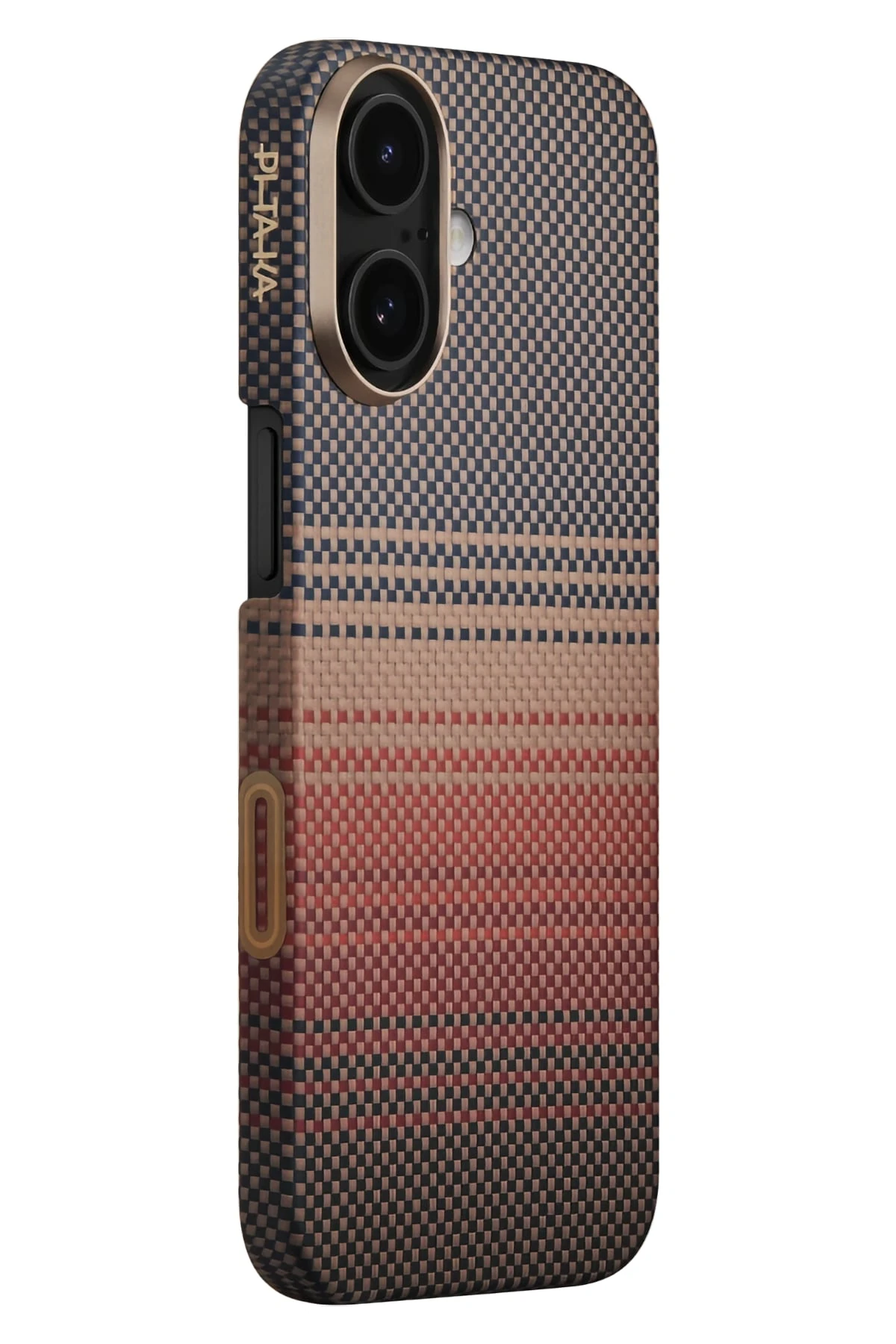 Pitaka Tactile Woven iPhone 17 MagSafe Uyumlu Kılıf Sunset 