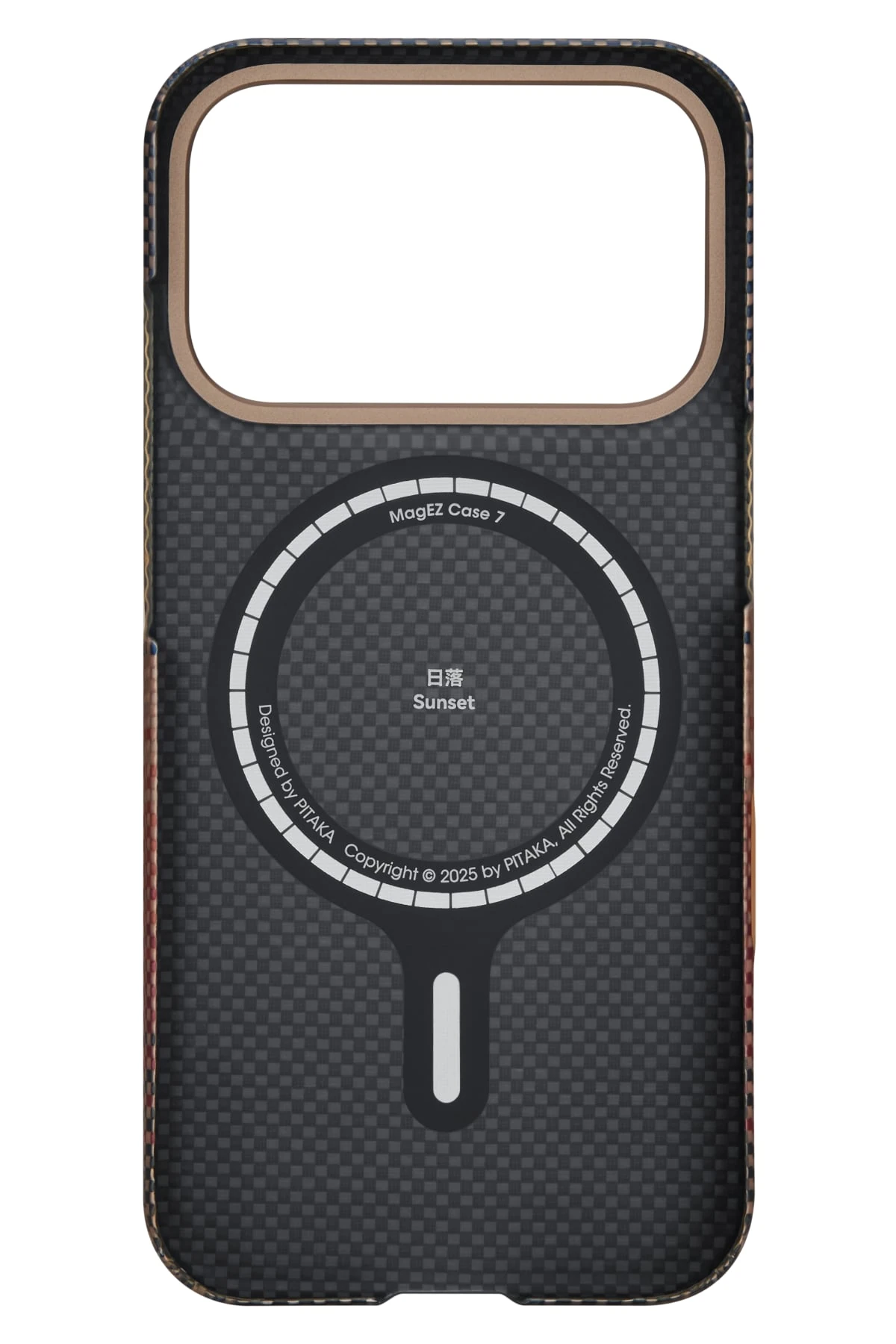 Pitaka Tactile Woven iPhone 17 Pro Max MagSafe Uyumlu Kılıf Sunset