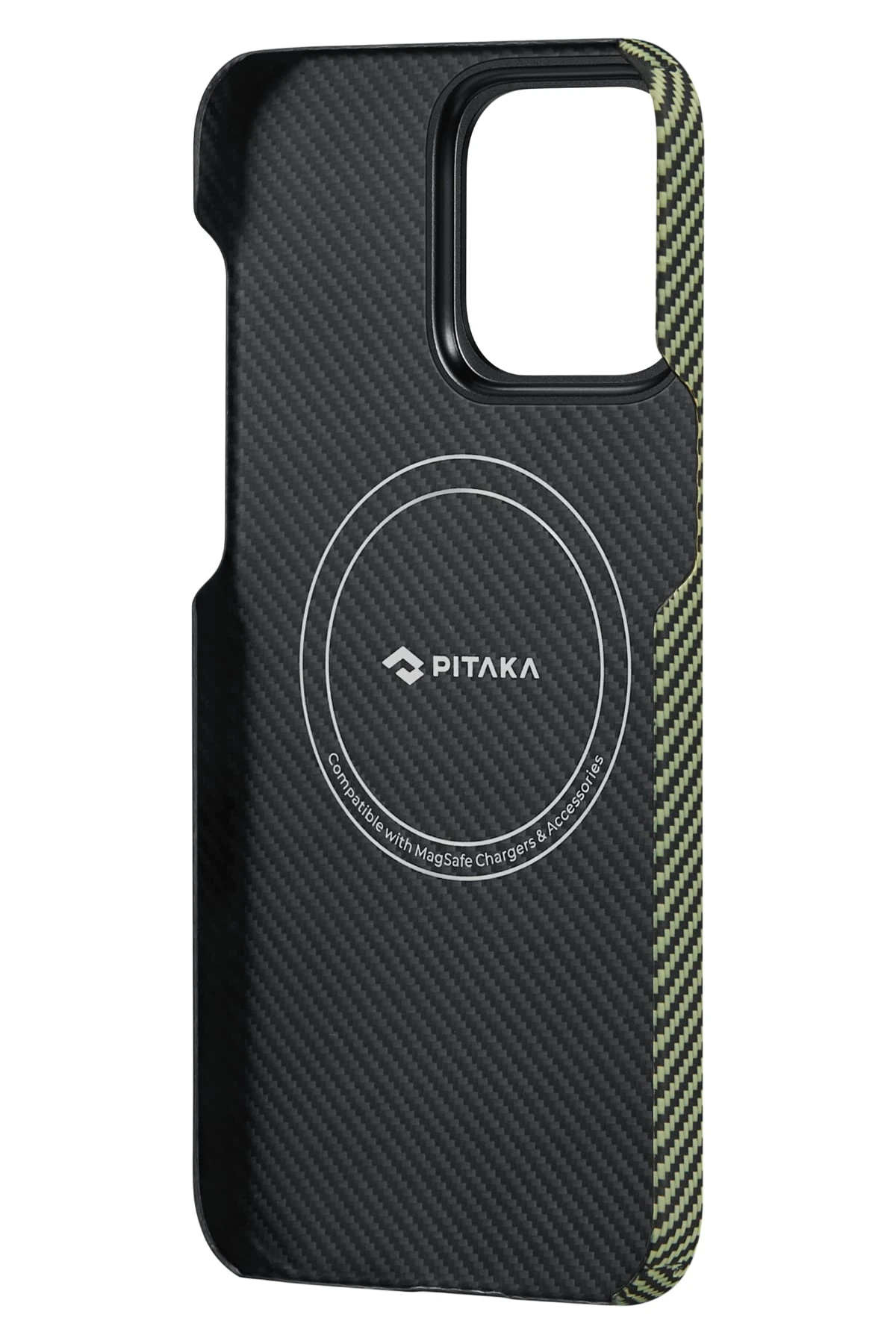 Pitaka Tactile Woven iPhone 15 Pro Max MagSafe Uyumlu 600D Aramid Fiber Kılıf Overture
