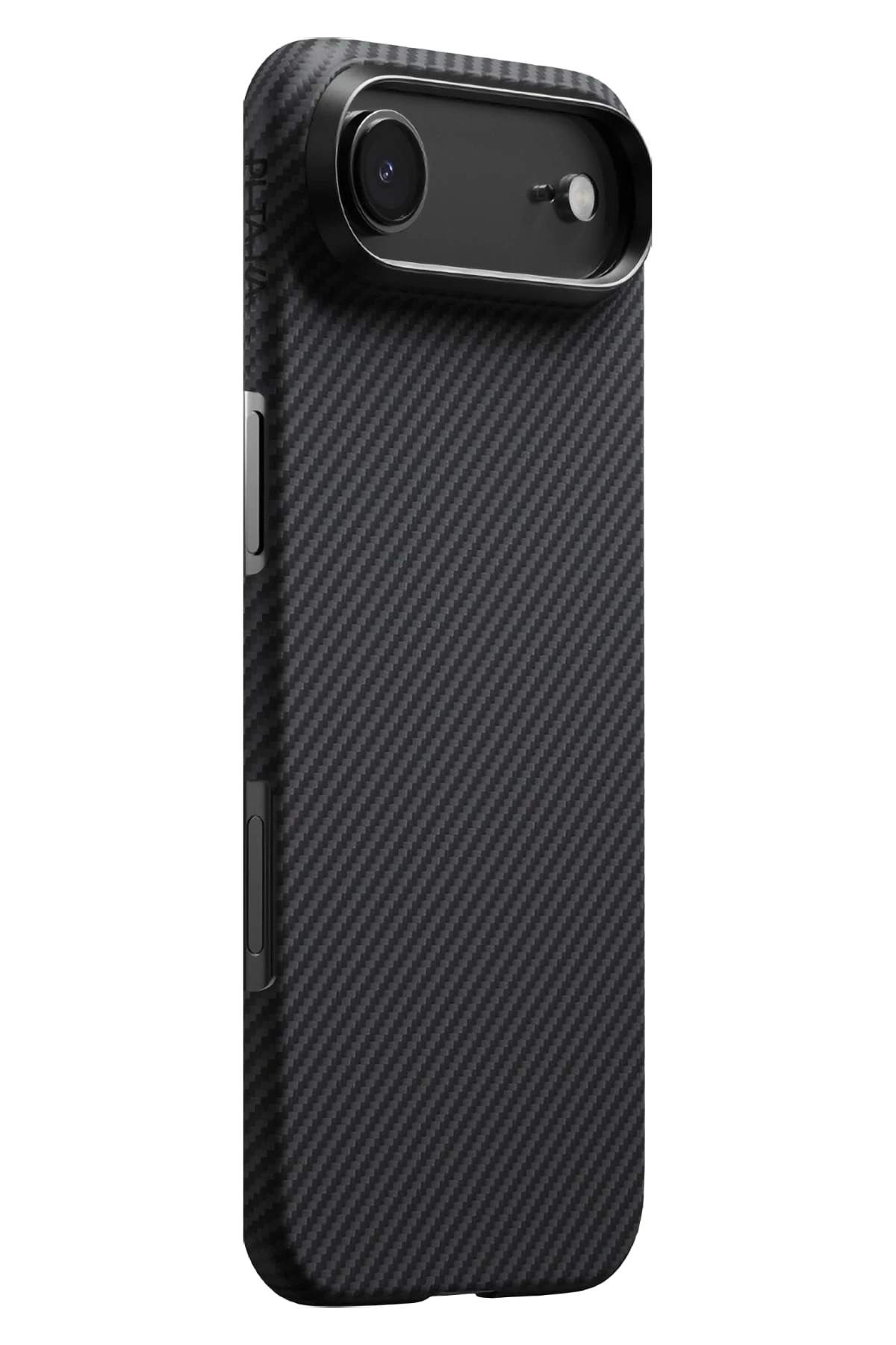 Pitaka Tactile Woven iPhone Air MagSafe Uyumlu 1500D Aramid Fiber Kılıf Black-Gray Twill