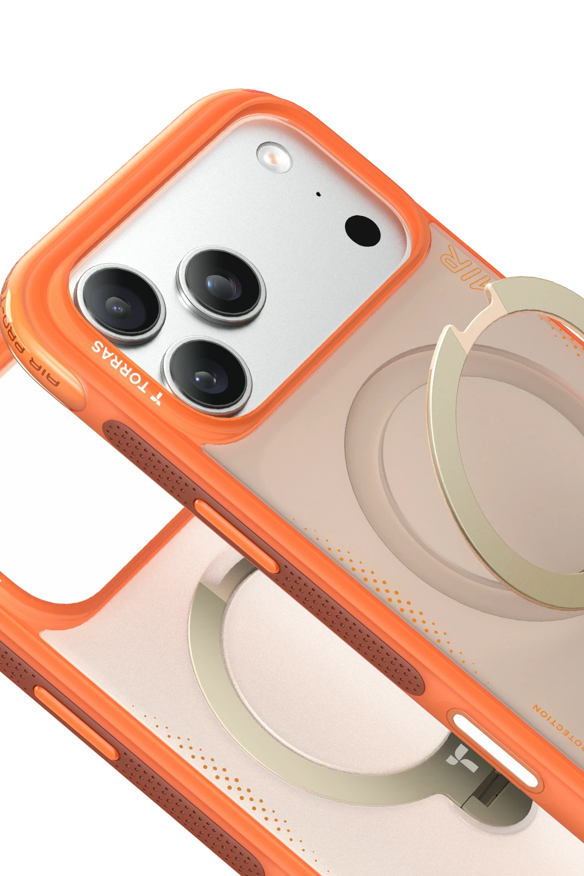 Torras iPhone 17 Pro - Pro Max O Stand Spin Air Serisi Magsafe Kılıf