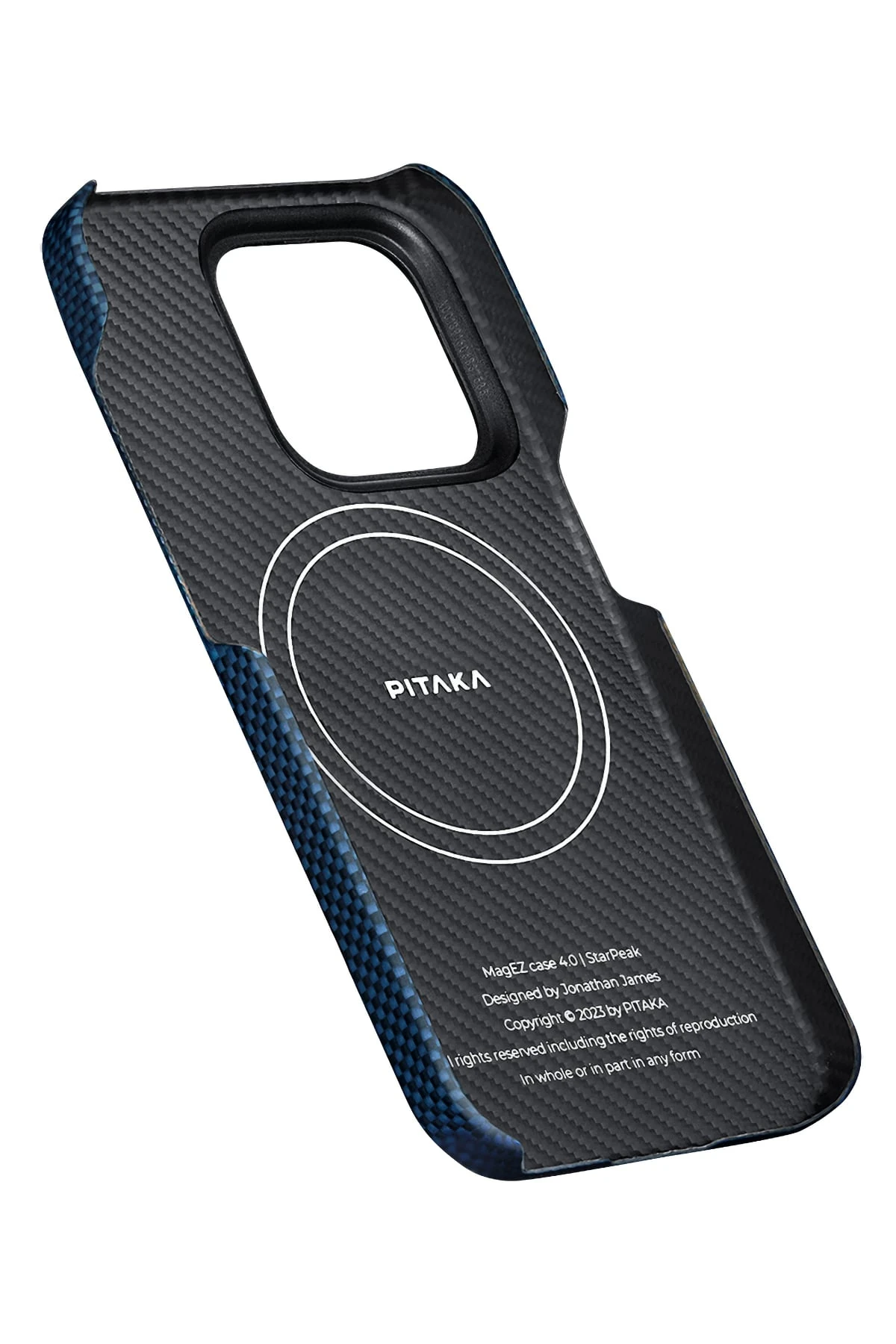 Pitaka Starpeak iPhone 15 Pro Max MagSafe Uyumlu Aramid Fiber Kılıf Over The Horizon