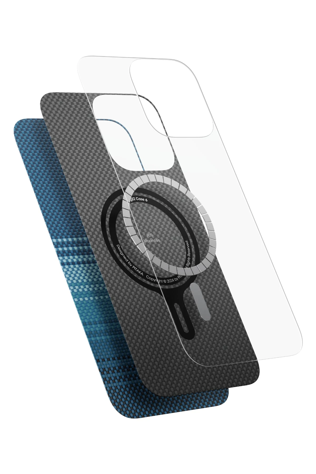 Pitaka Tactile Woven iPhone 16 Pro Max MagSafe Uyumlu Kılıf Moonrise