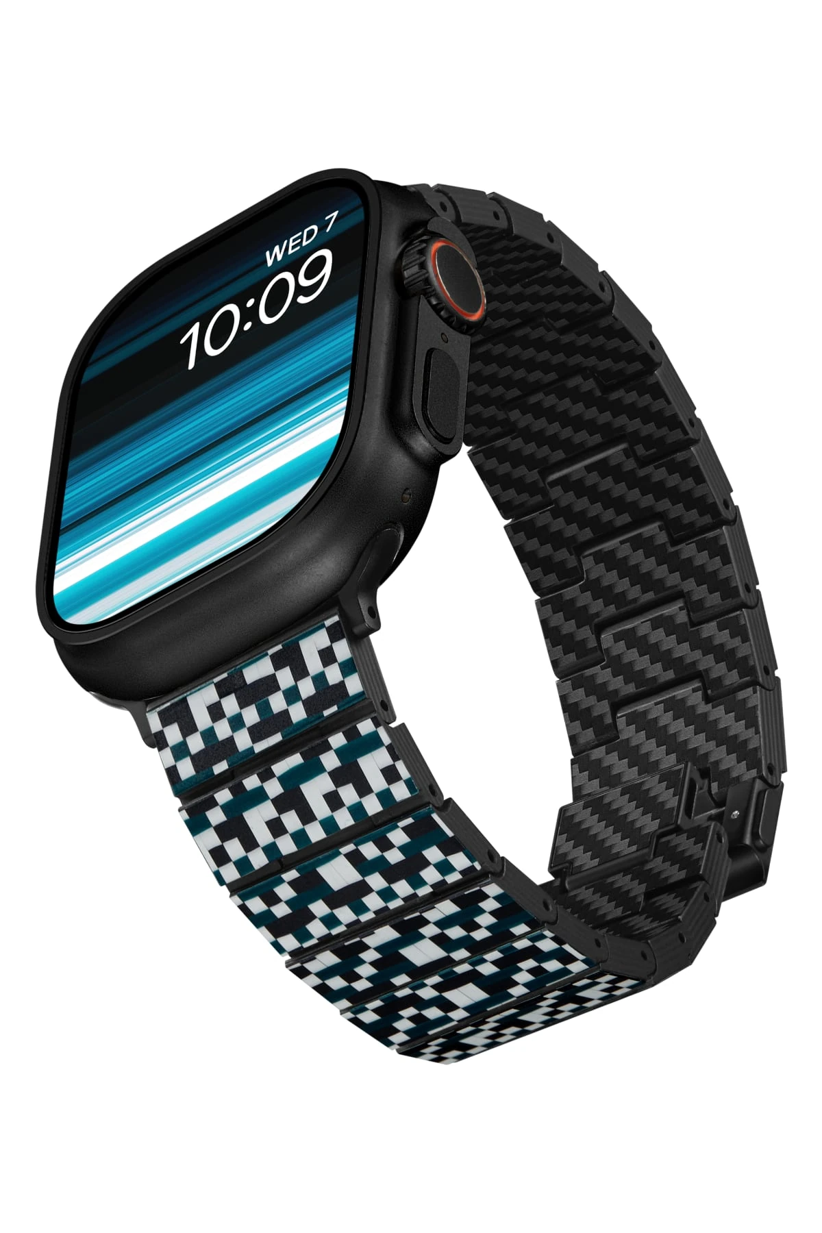 Apple Watch Karbon Fiber Kordon Mosaic