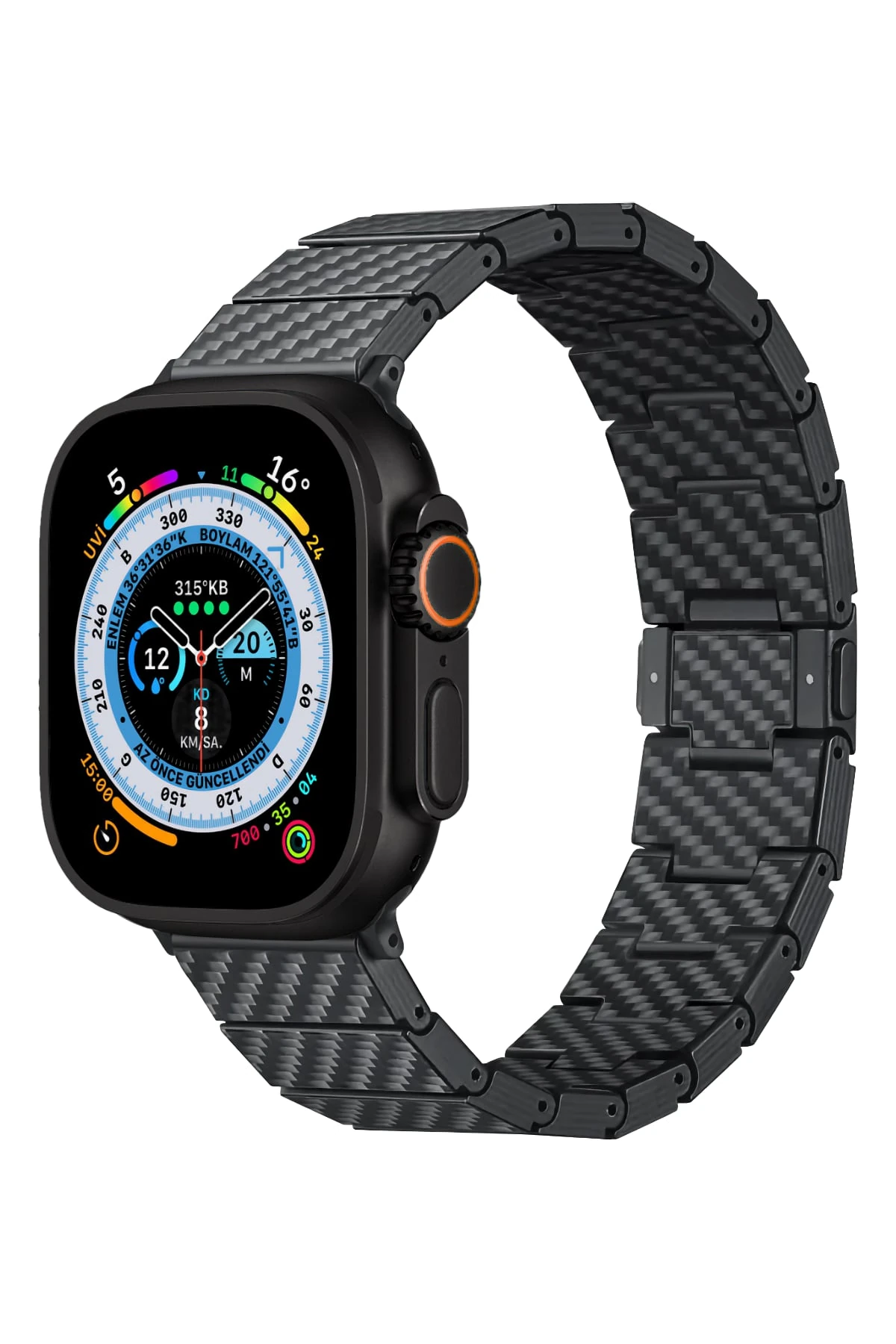 Apple Watch Karbon Fiber Kordon Modern