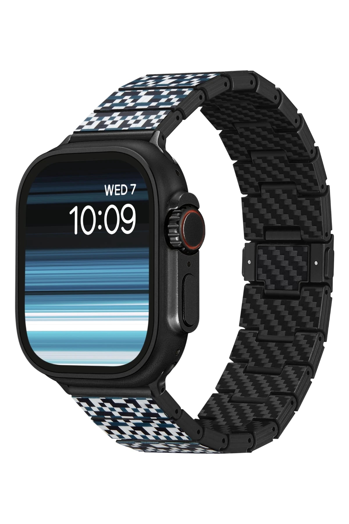 Apple Watch Karbon Fiber Kordon Mosaic