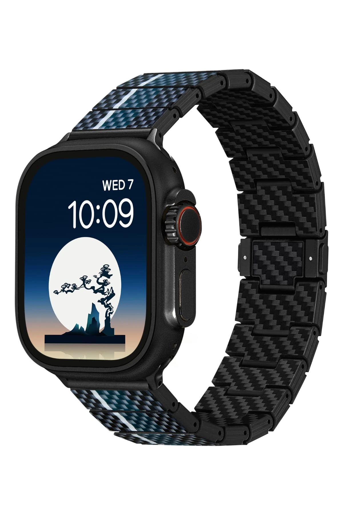 Apple Watch Karbon Fiber Kordon Moon