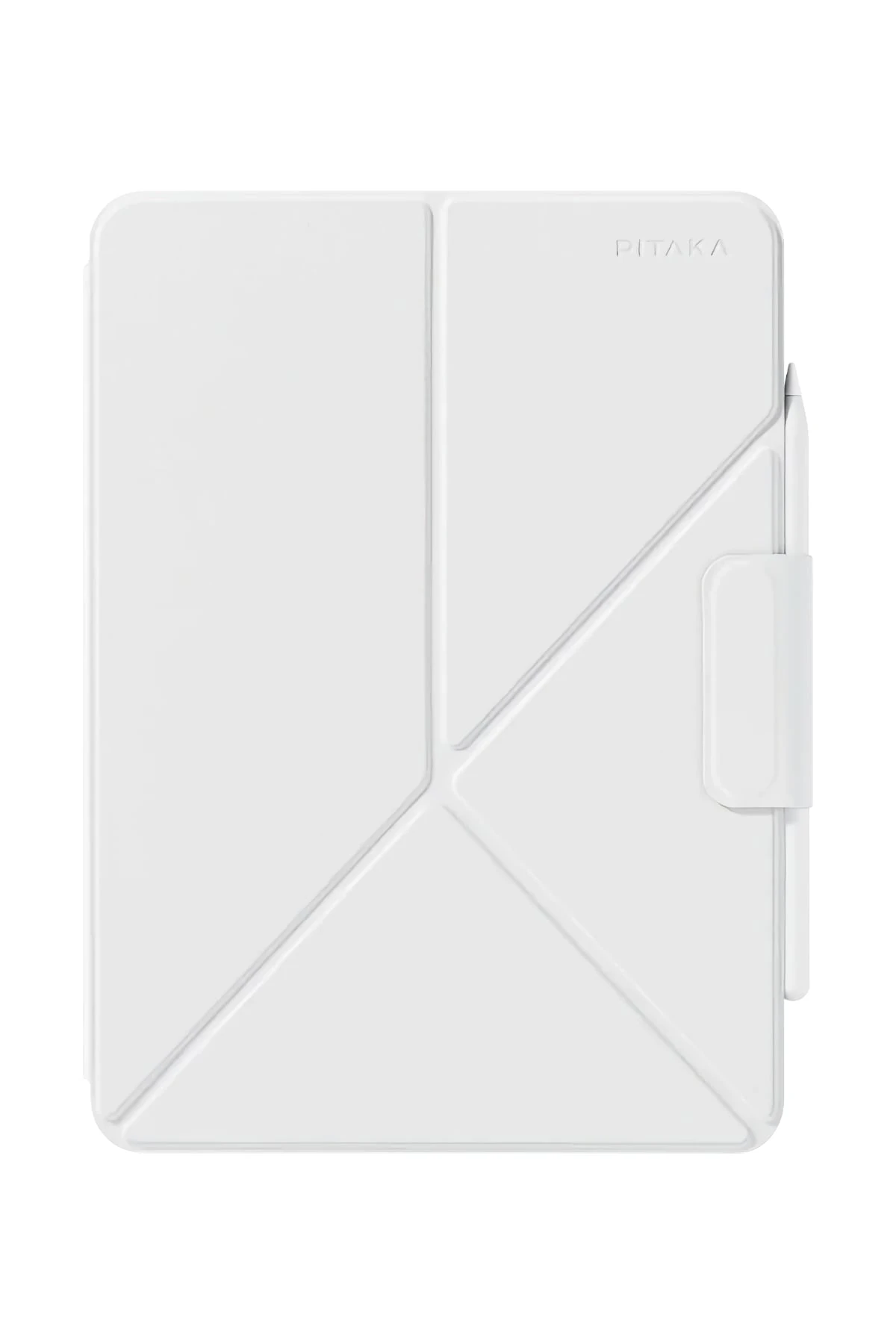 Pitaka iPad Pro M4 11" MagEZ Folio 2 Kalem Bölmeli Standlı Kılıf Beyaz