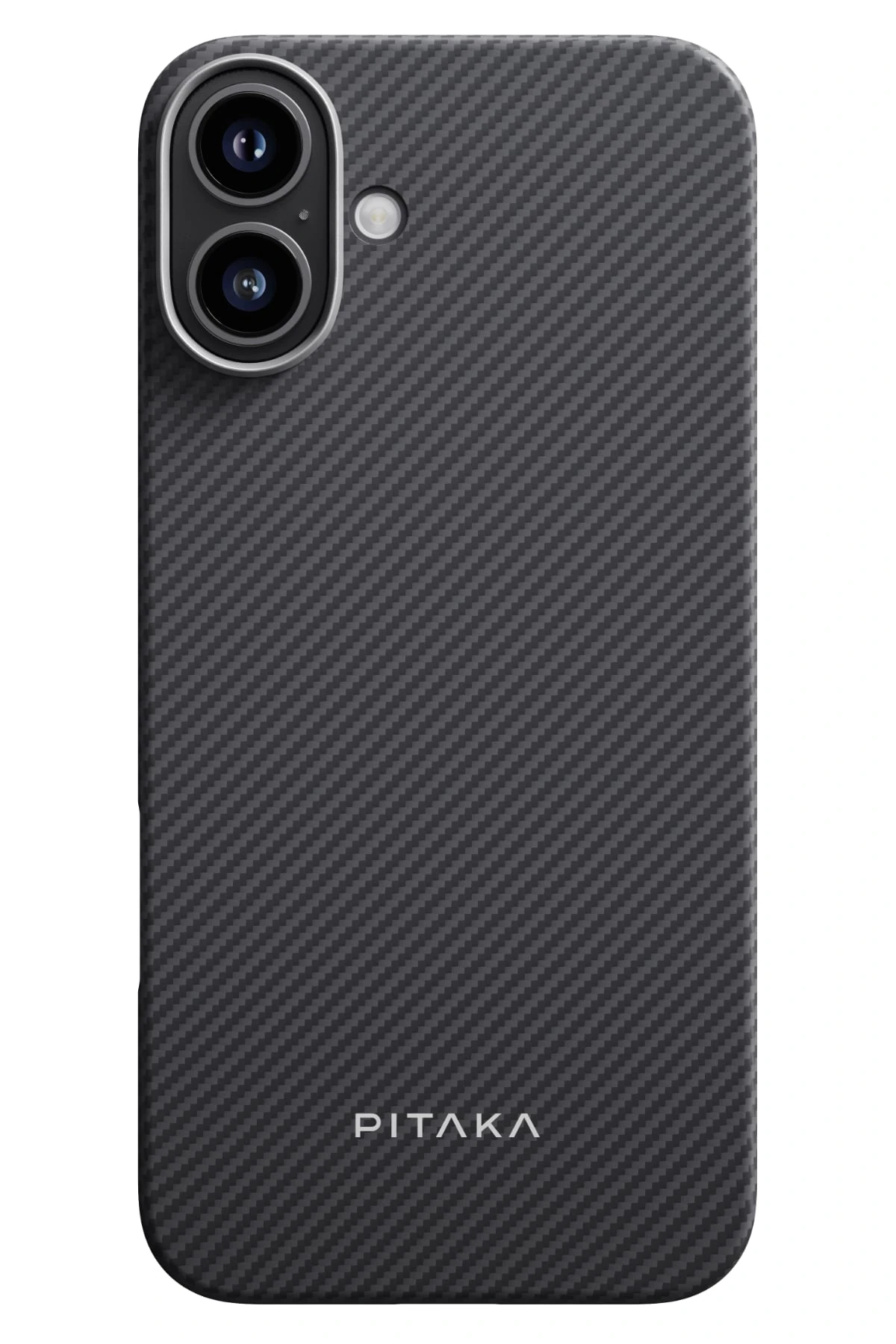 Pitaka Classic Ultra Slim iPhone 16 Plus MagSafe Uyumlu Aramid Fiber Kılıf Siyah