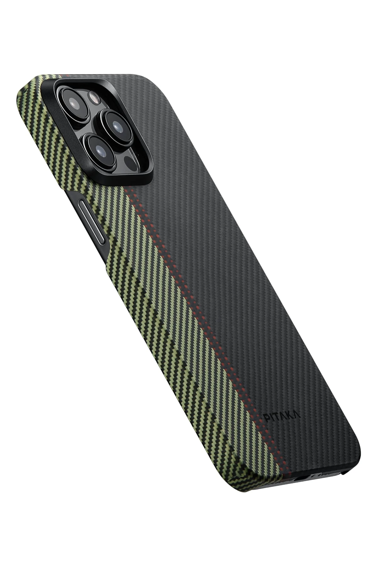 Pitaka Tactile Woven iPhone 15 Pro MagSafe Uyumlu 600D Aramid Fiber Kılıf Overture