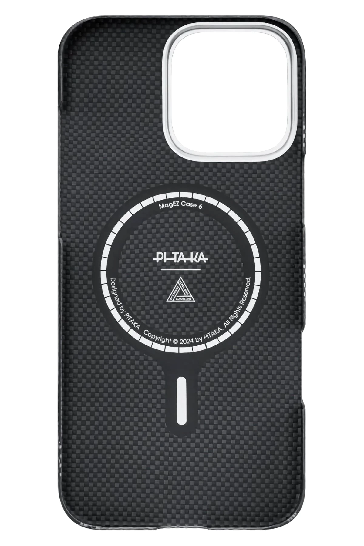 Pitaka Rebuilding iPhone 16 Pro Max MagSafe Uyumlu Aramid Fiber Kılıf Siyah