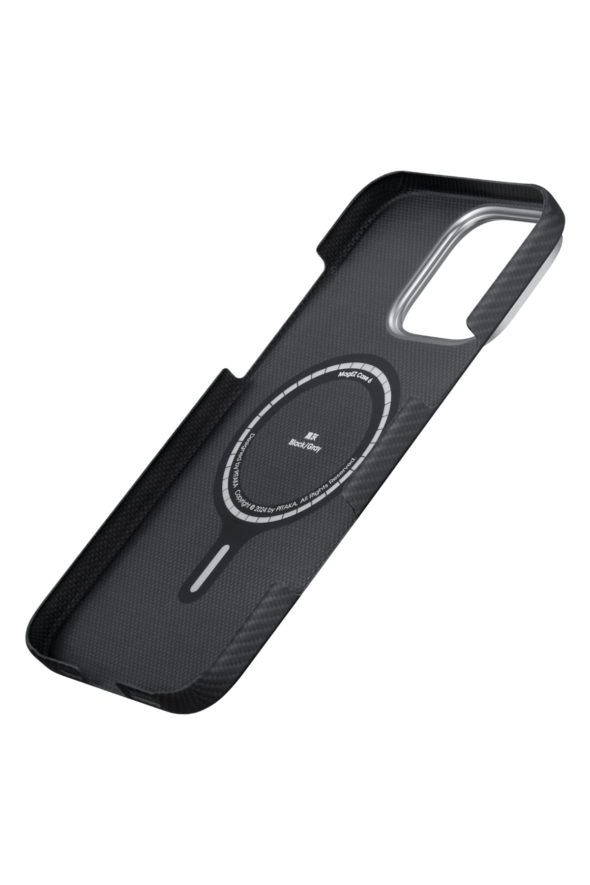 Pitaka Classic Ultra Slim iPhone 16 Pro MagSafe Uyumlu Aramid Fiber Kılıf Siyah